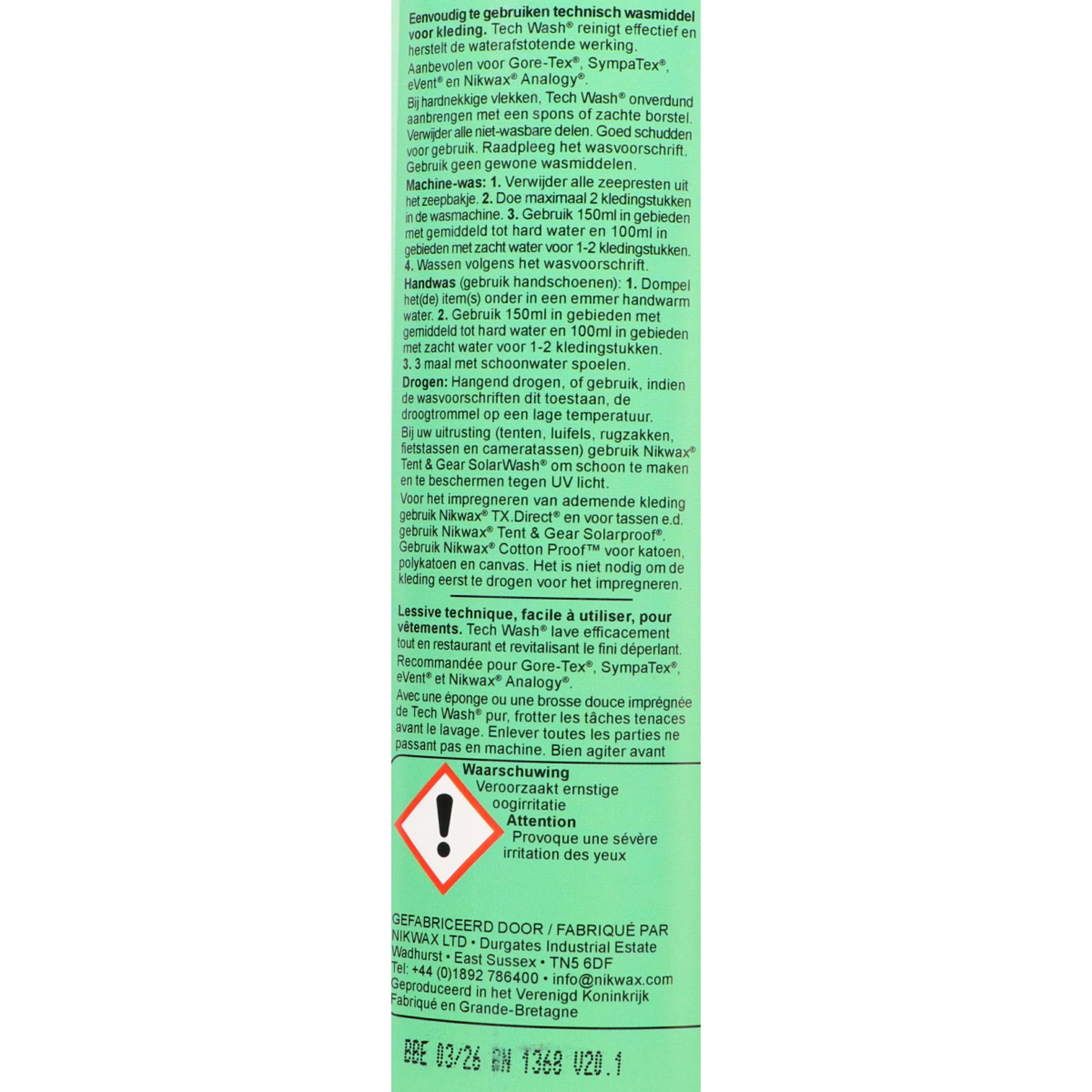 Nikwax Tech Wash - Image 4
