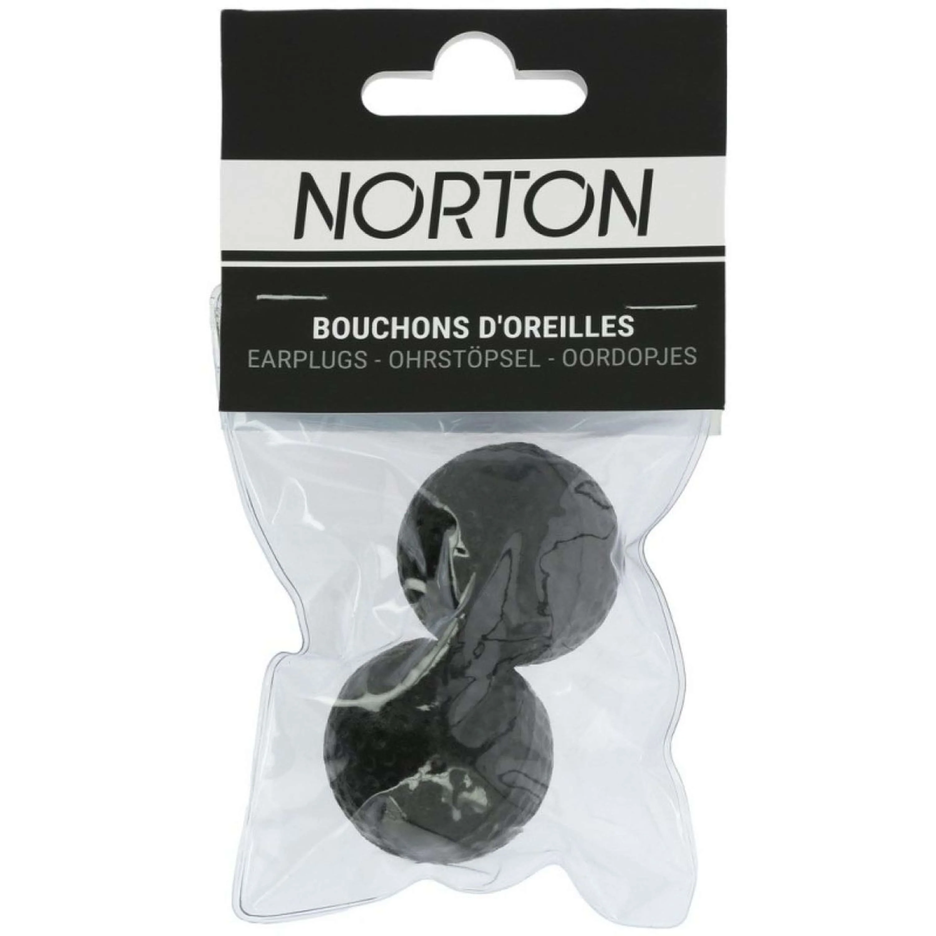 Norton Boules Quies Horse par paire Noir - Image 2