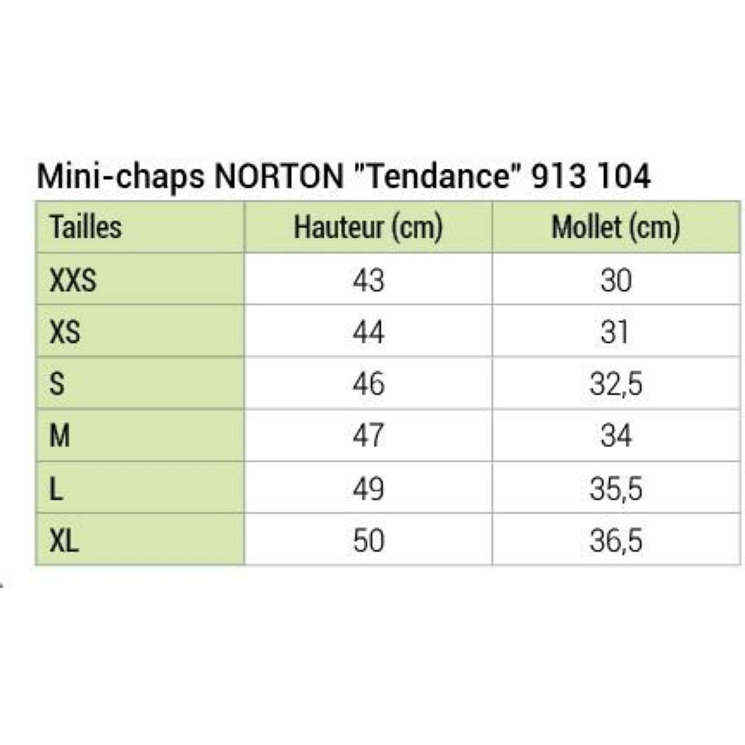 Norton Mini Chaps Tendance Noir - Image 6