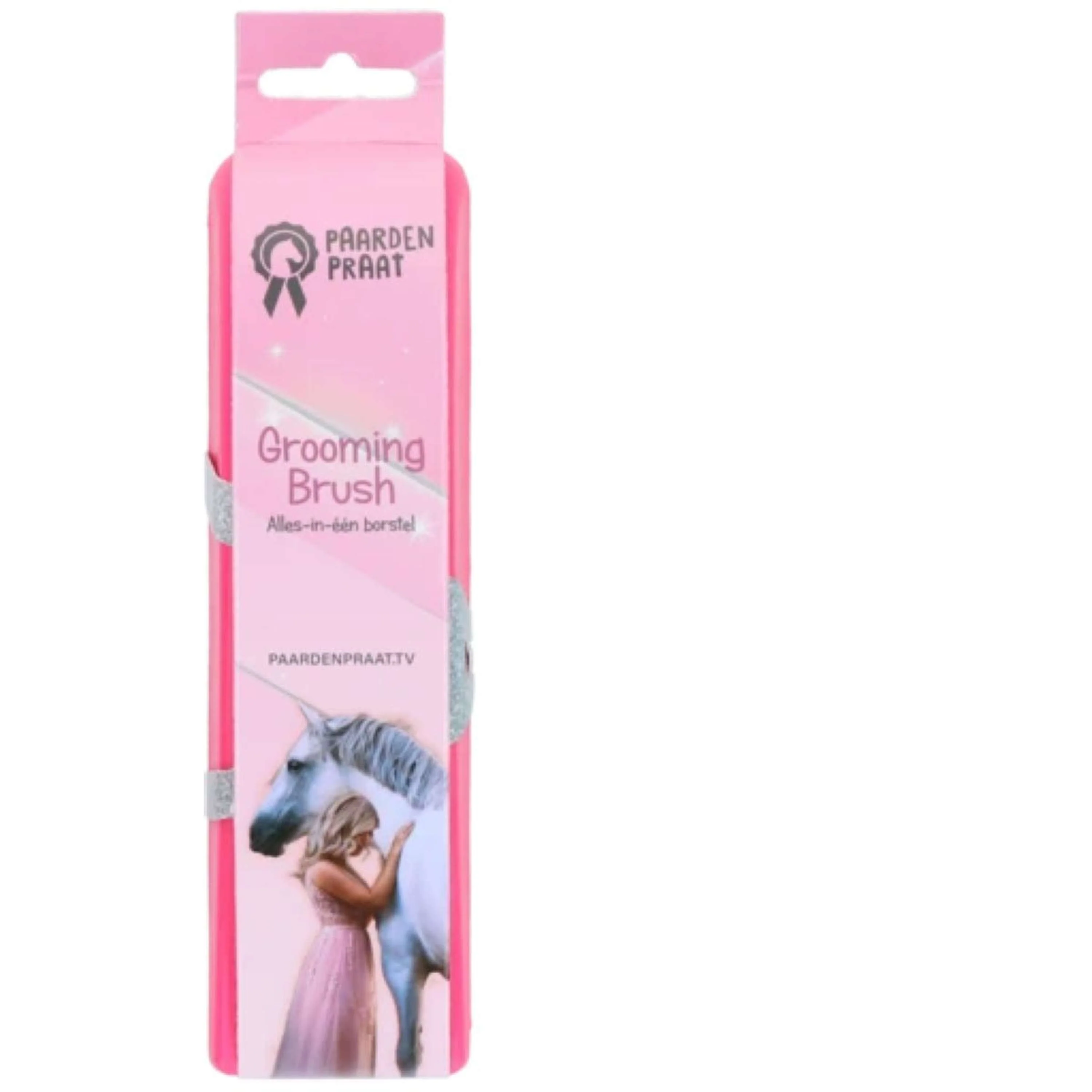 Paardenpraat Brosse de Pansage Rose - Image 4