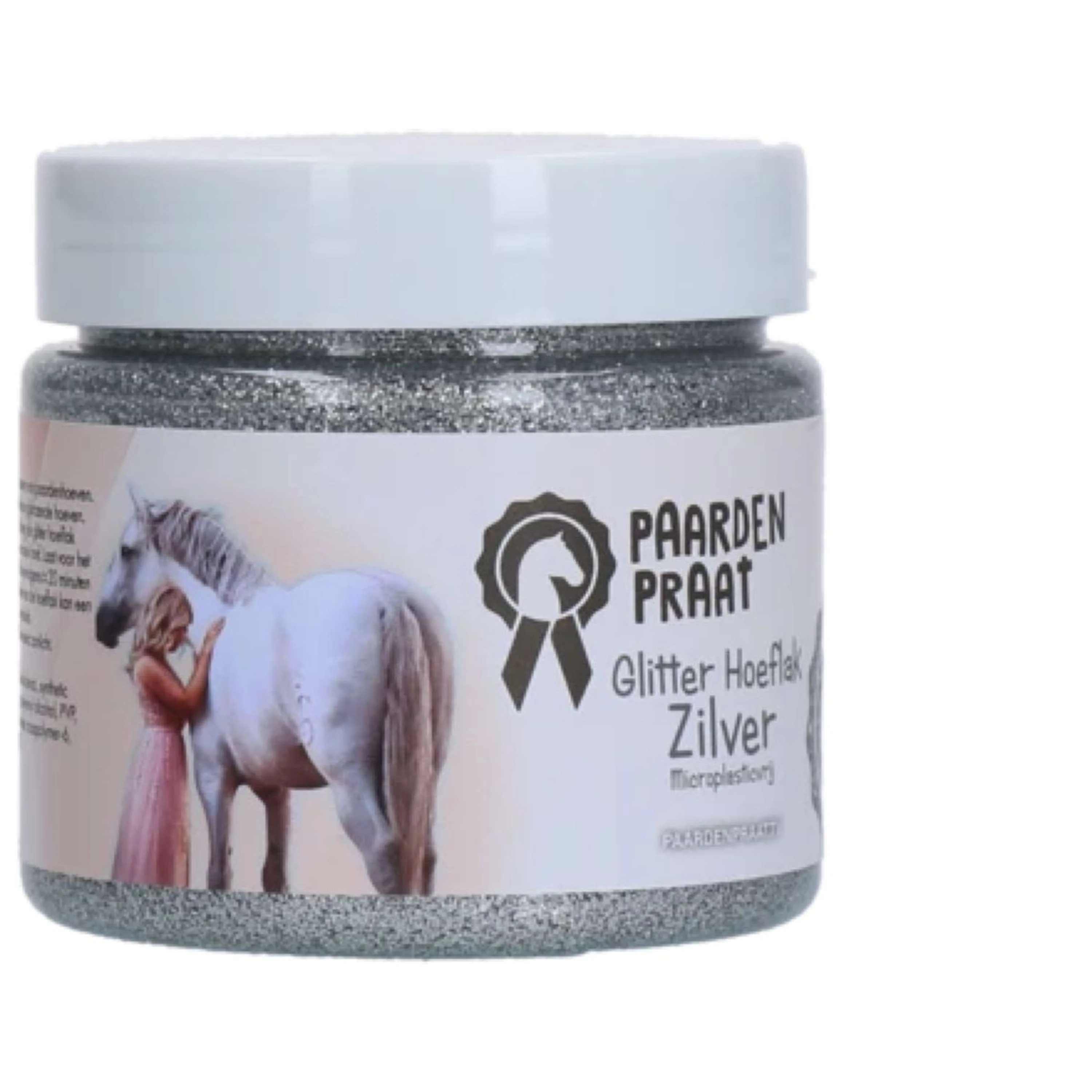 Paardenpraat Hoof Polish Glitter Argent - Image 2