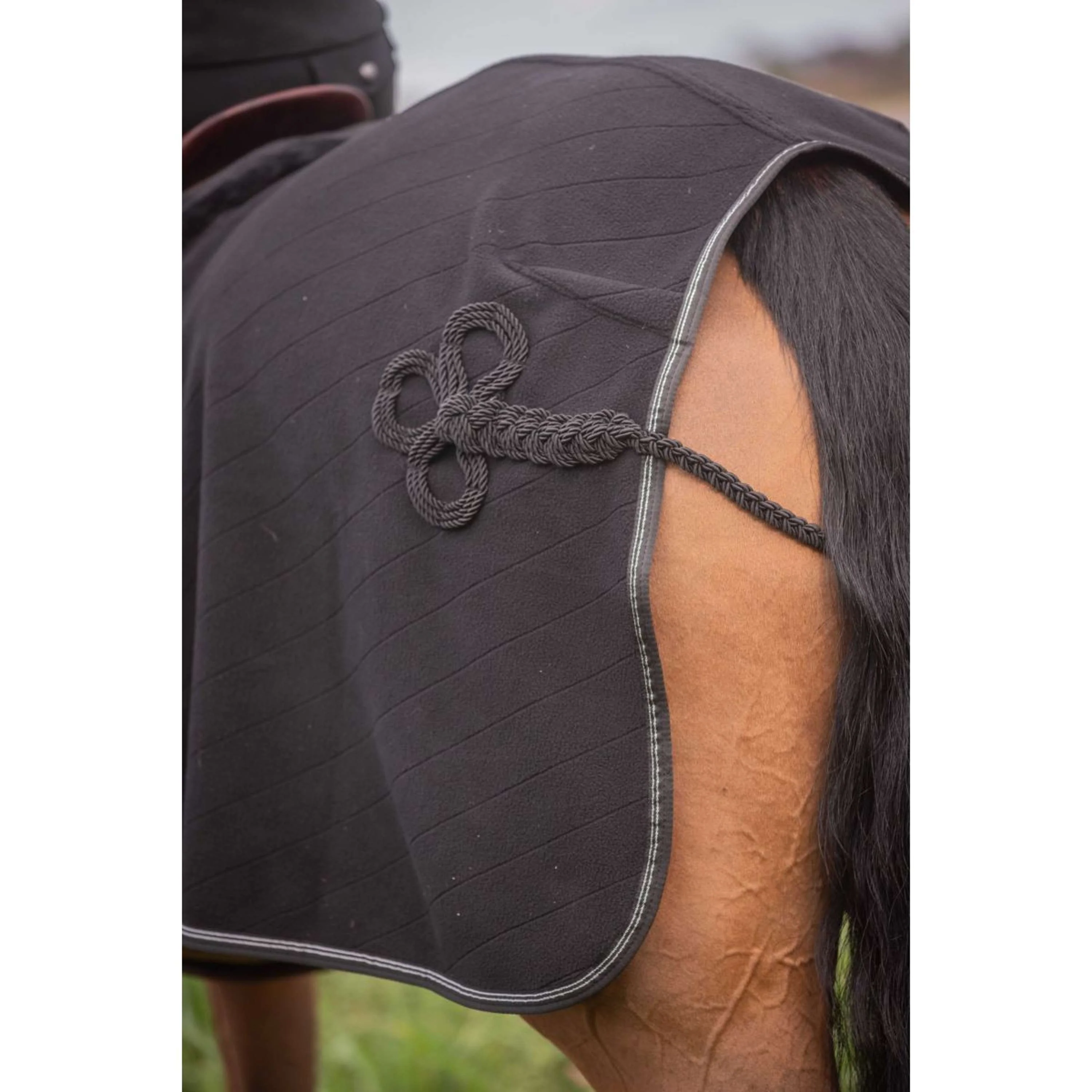 Paddock Couvre-reins Diagonal Noir - Image 7