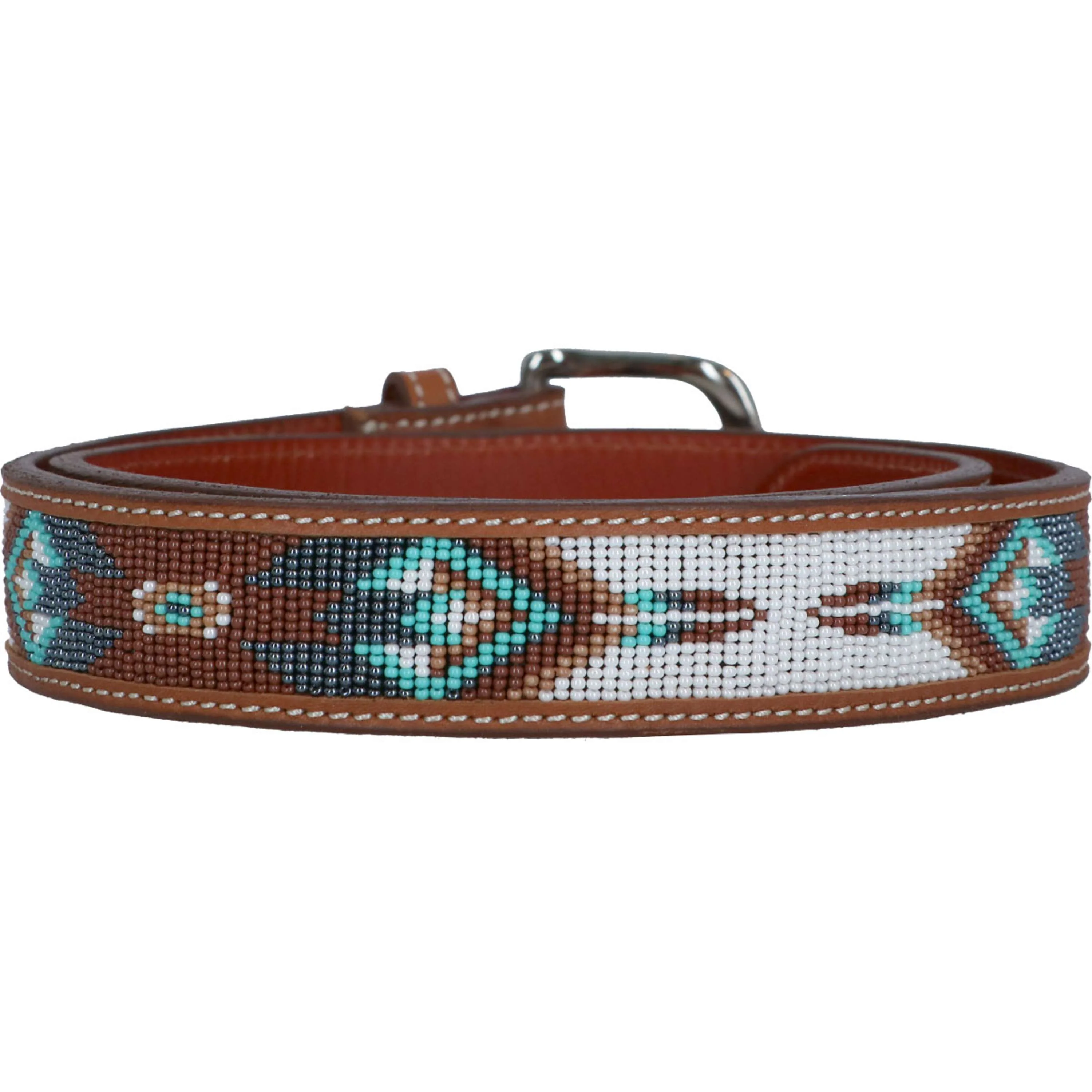 Pénélope Ceinture Pearl Cognac/Turquoise - Image 2