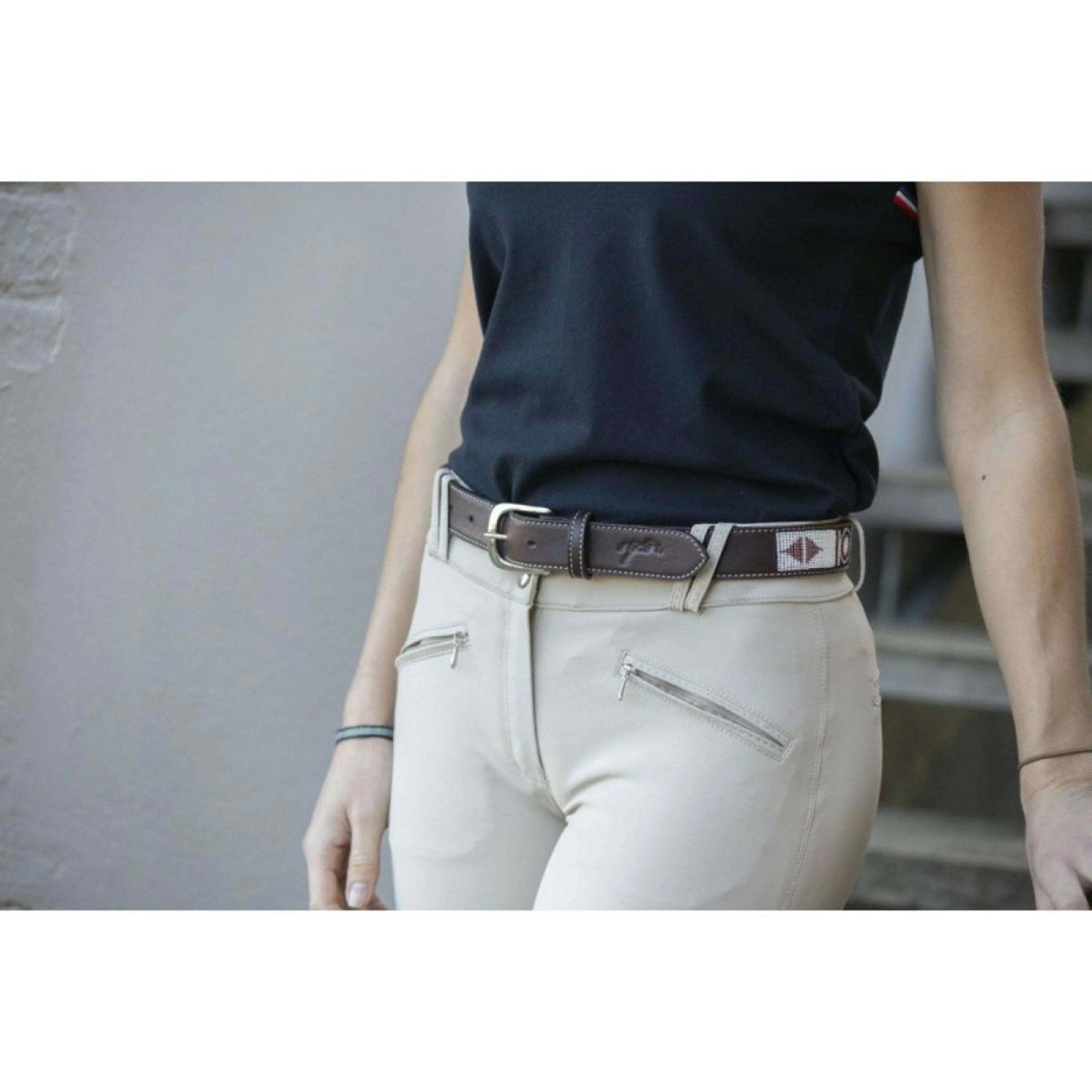 Pénélope Ceinture Pearl Havane/Rose - Image 3