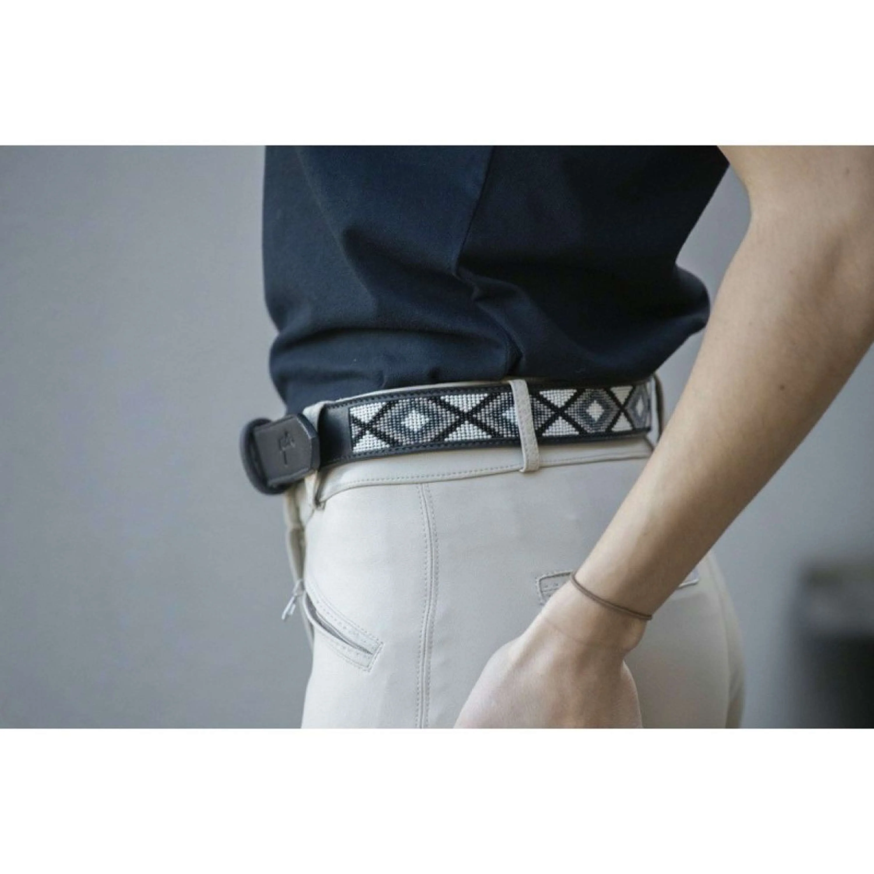 Pénélope Ceinture Pearl Noir/Blanc - Image 4
