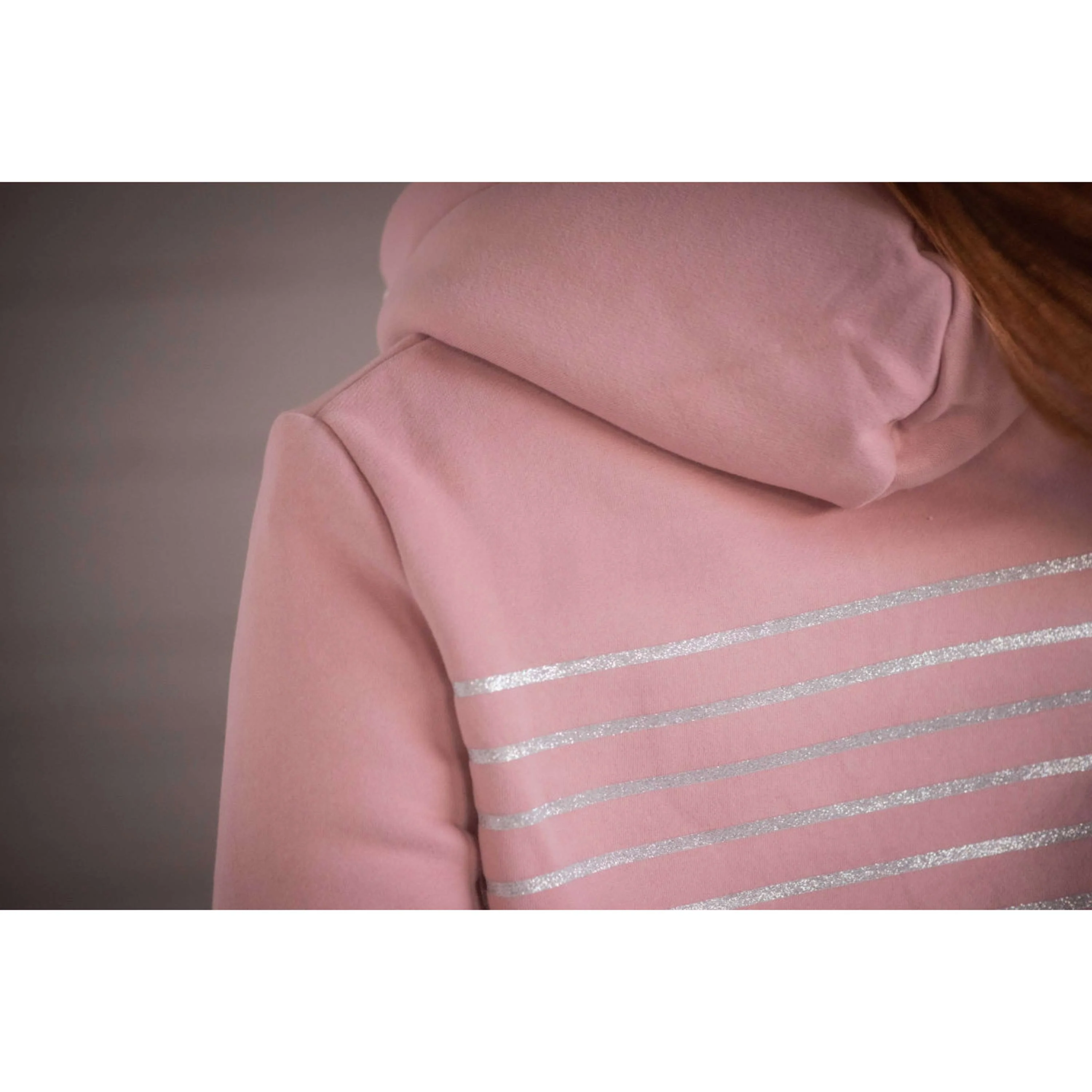 Pénélope Pull col Hoodie Ikona Rose - Image 2