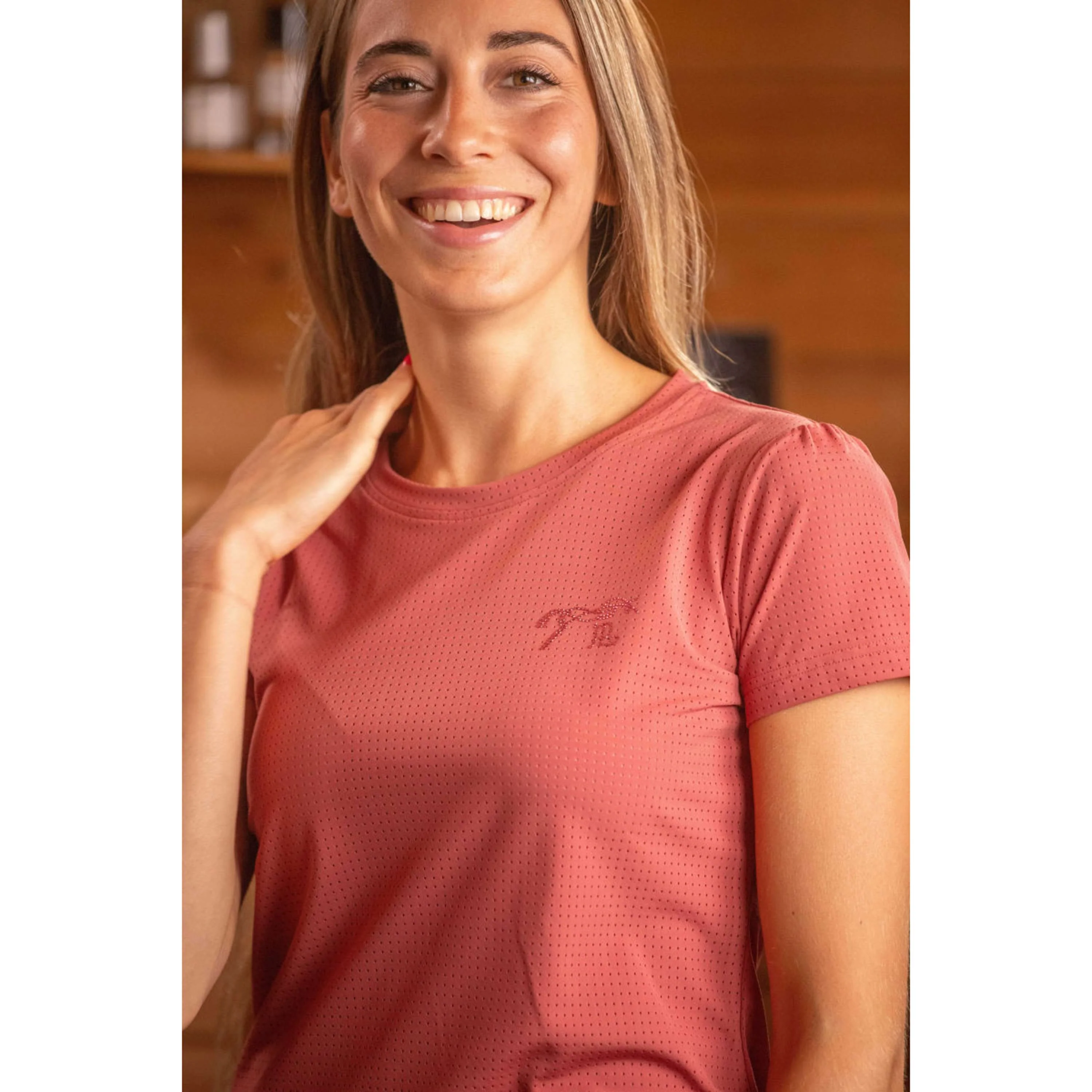 Pénélope T-Shirt Techflo terre cuite - Image 3