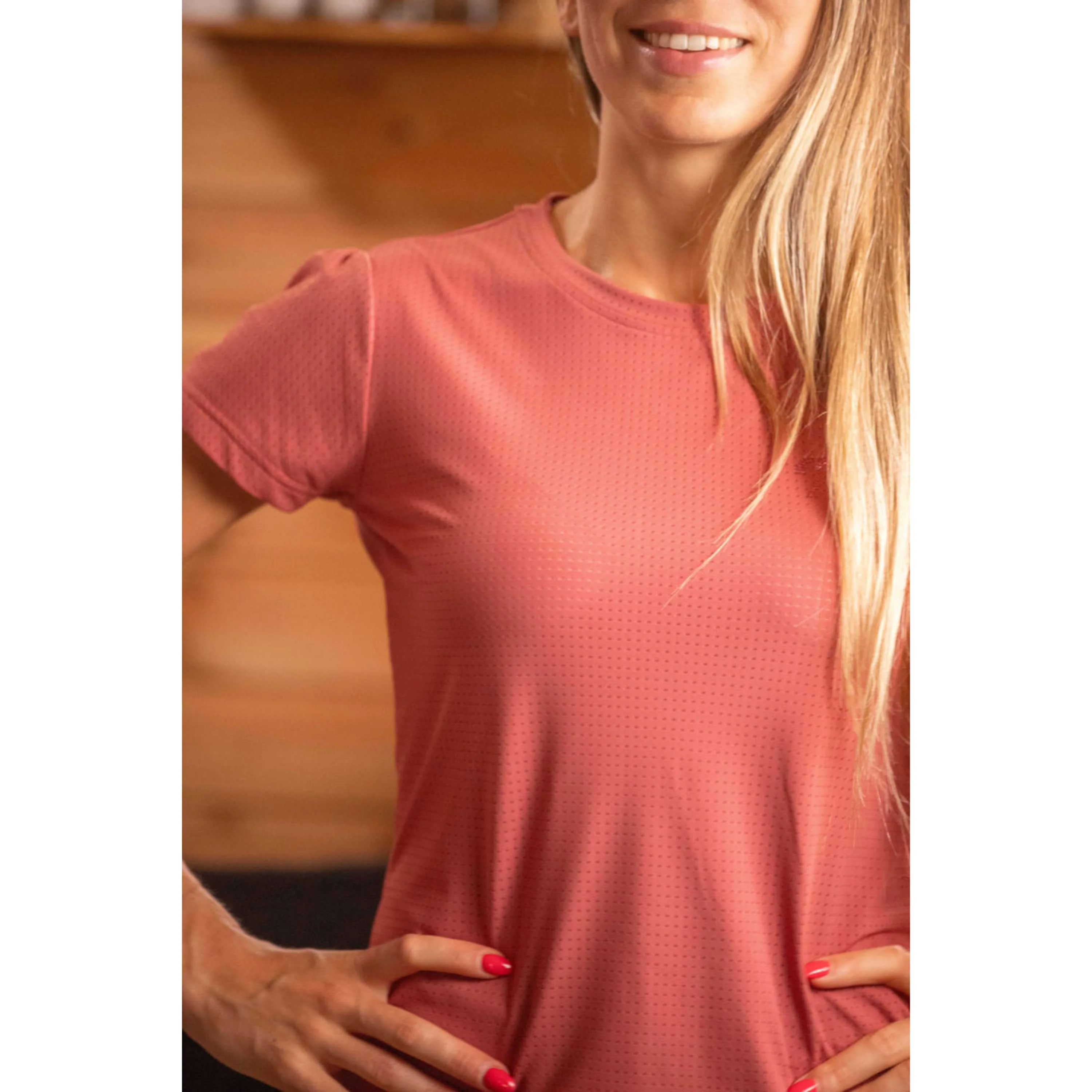Pénélope T-Shirt Techflo terre cuite - Image 4