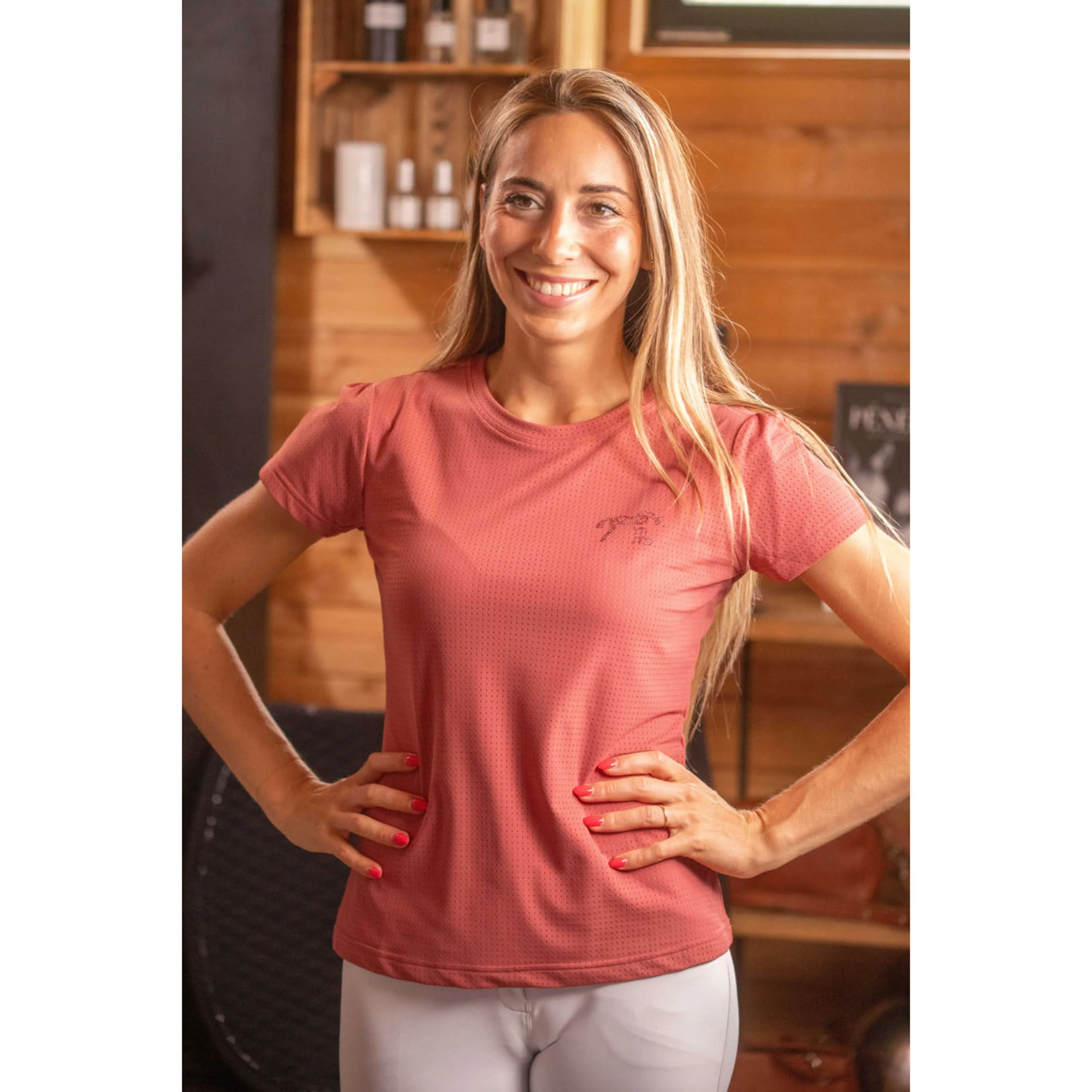 Pénélope T-Shirt Techflo terre cuite - Image 5
