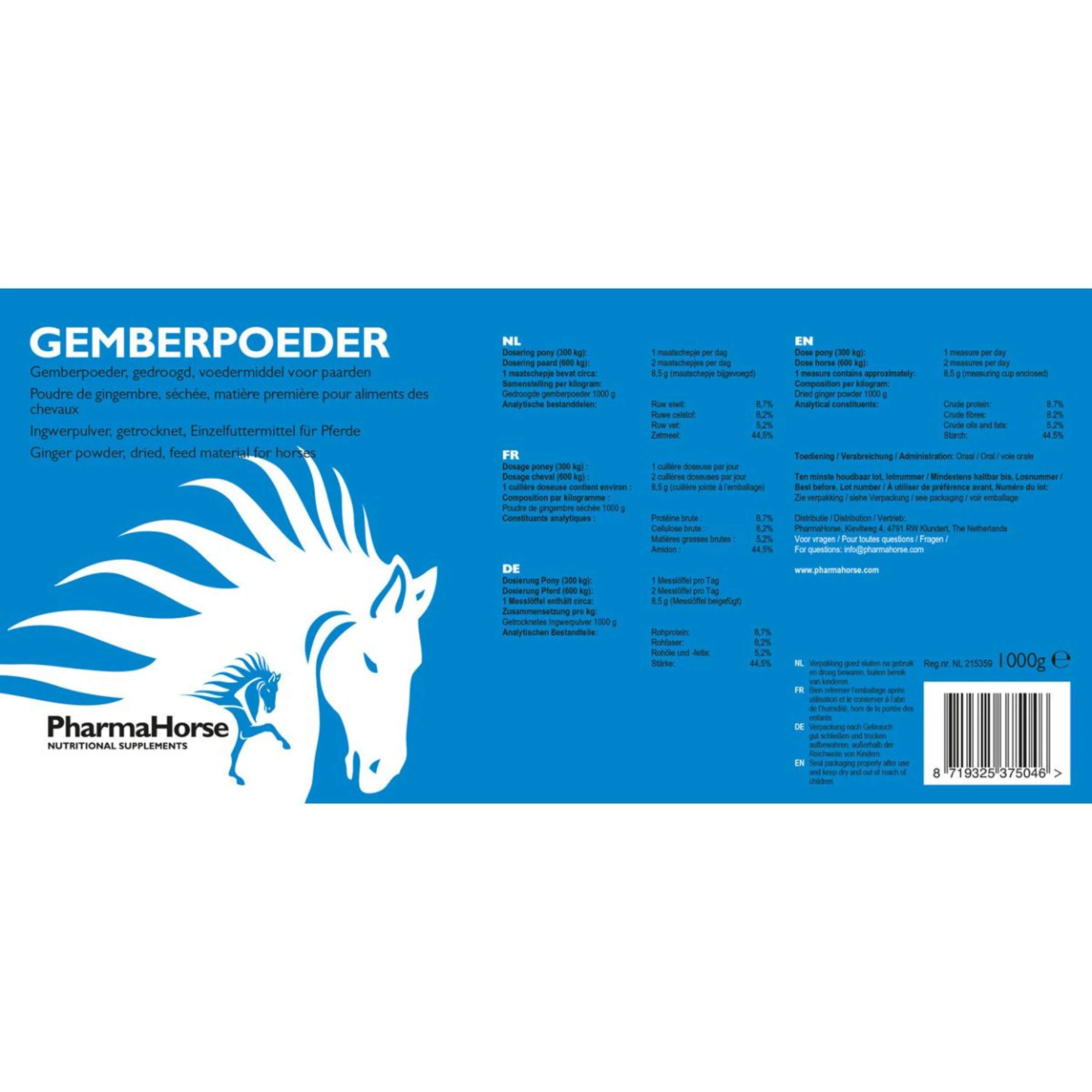 PharmaHorse Gingembre - Image 2
