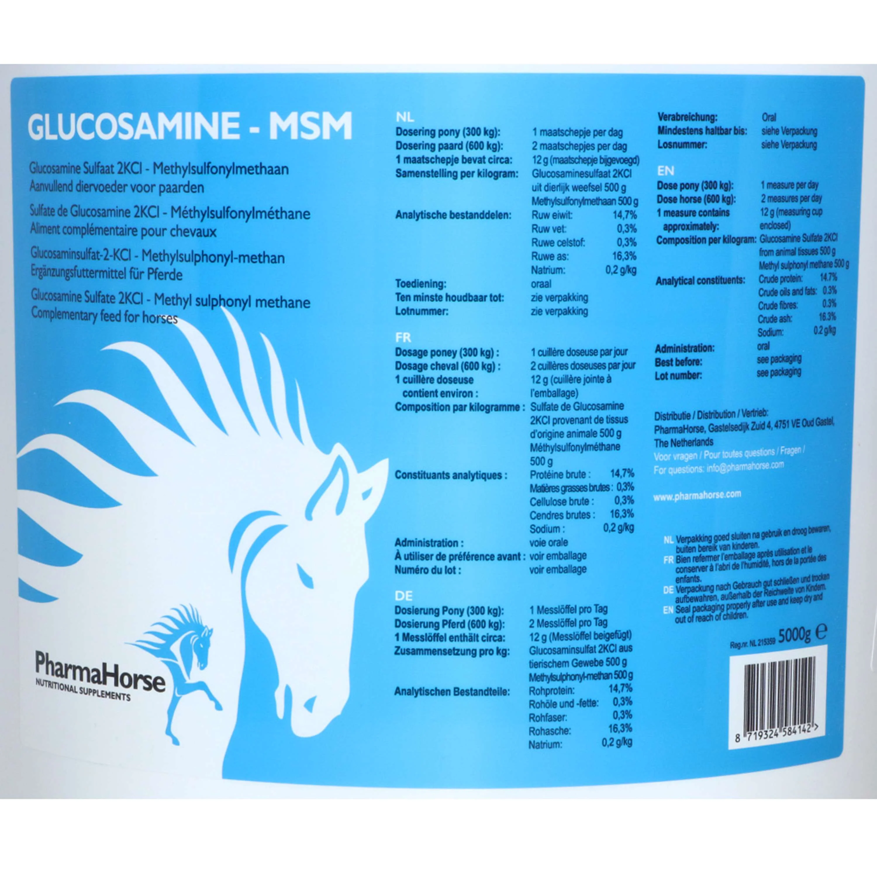 PharmaHorse Glucosamine MSM - Image 2