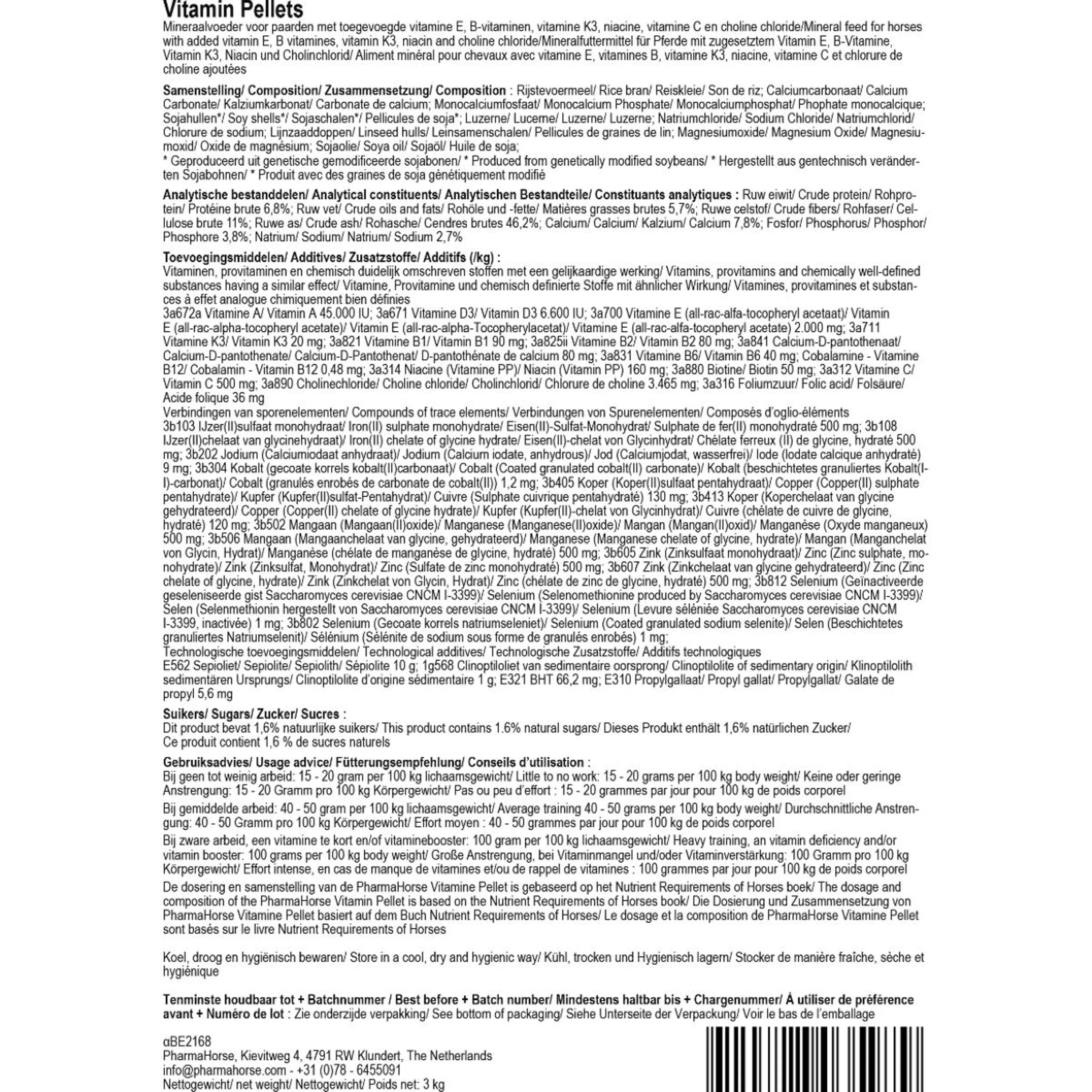 PharmaHorse Granulés de Multivitamine - Image 2