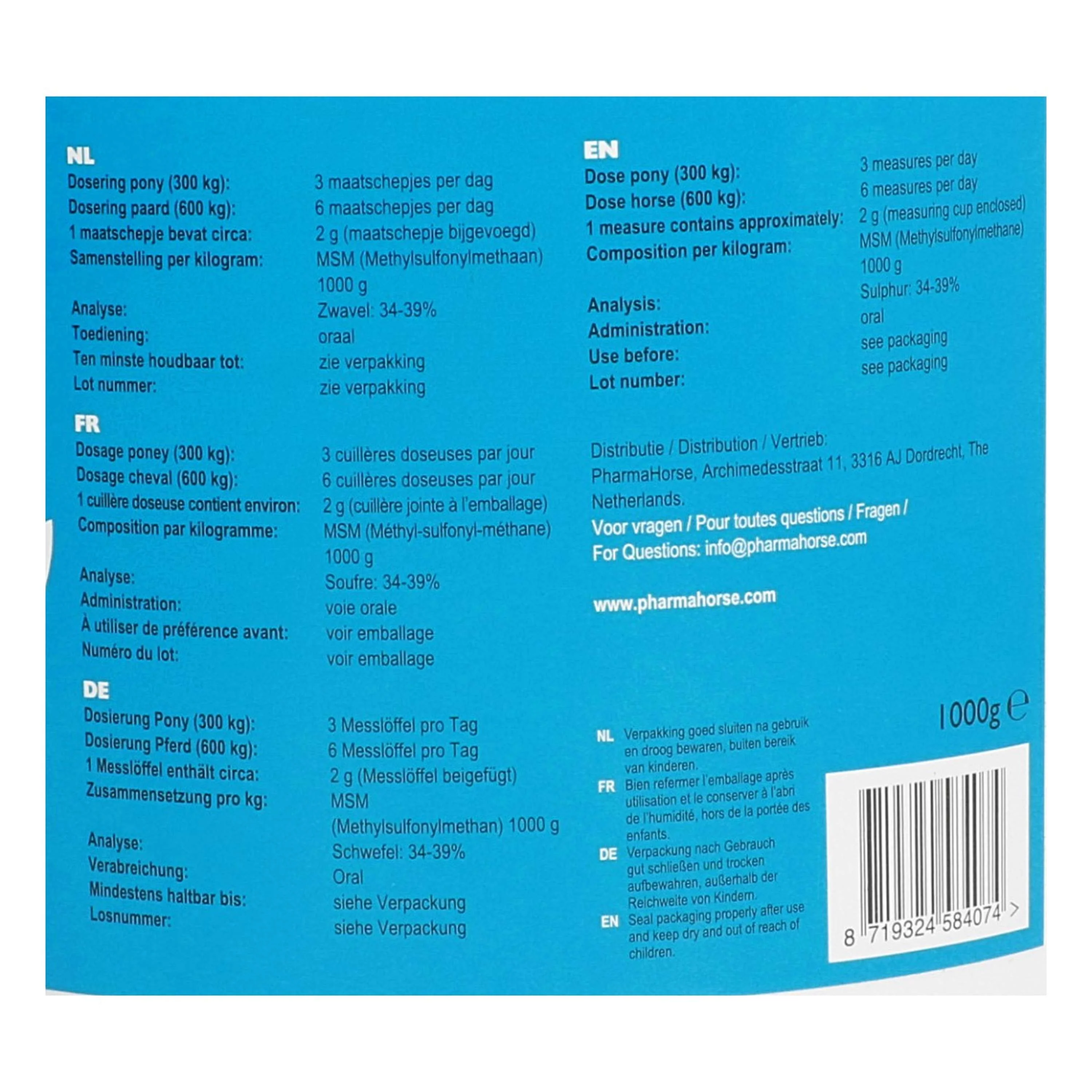 PharmaHorse MSM - Image 4