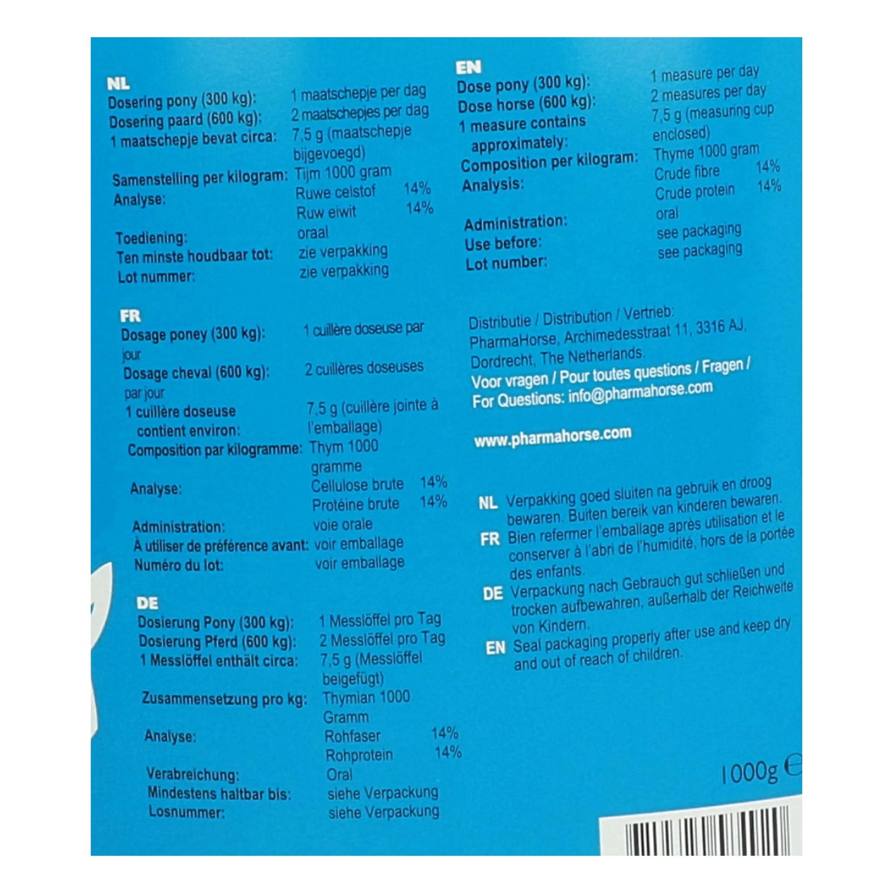 PharmaHorse Thym - Image 2