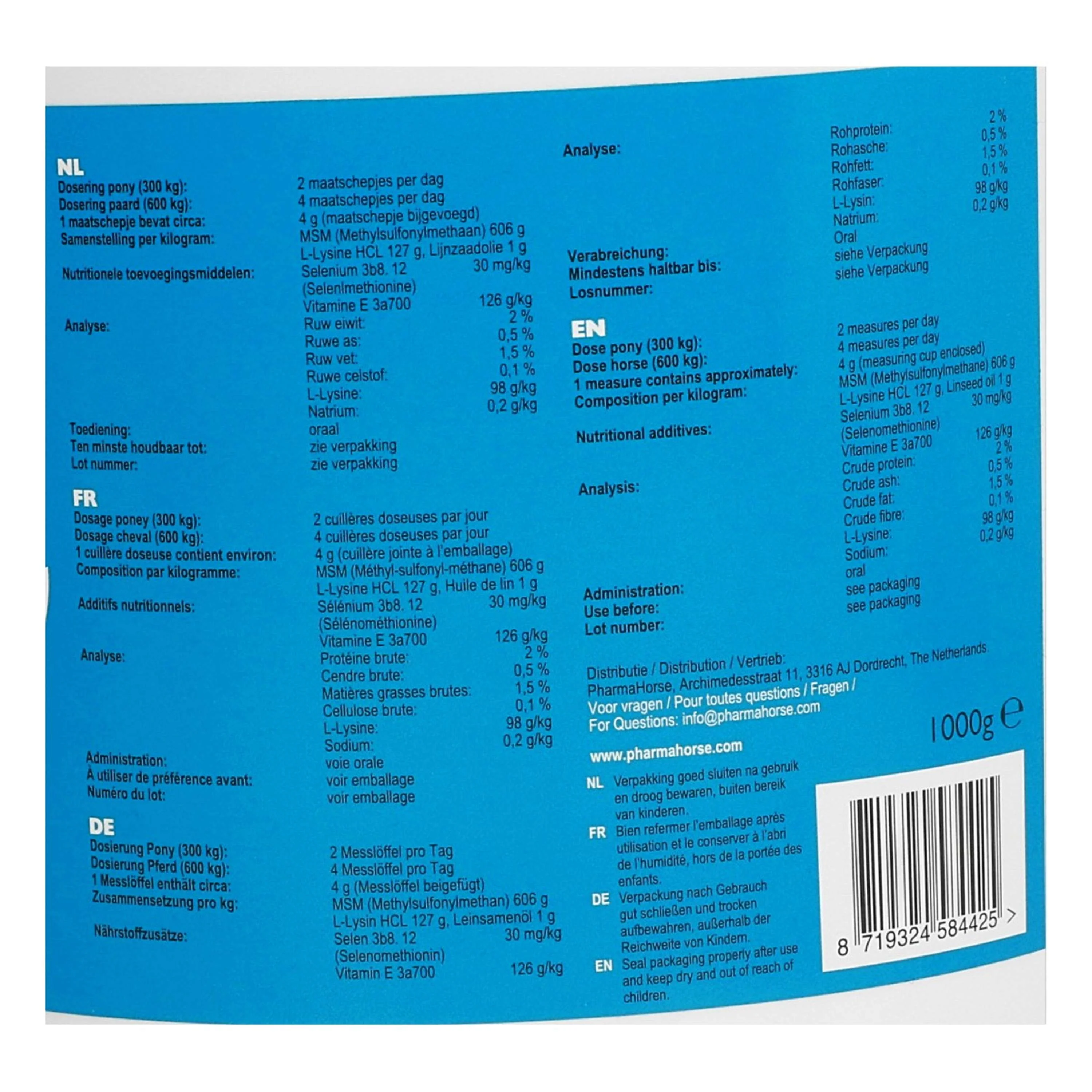 PharmaHorse Vitamine E Excellent - Image 5