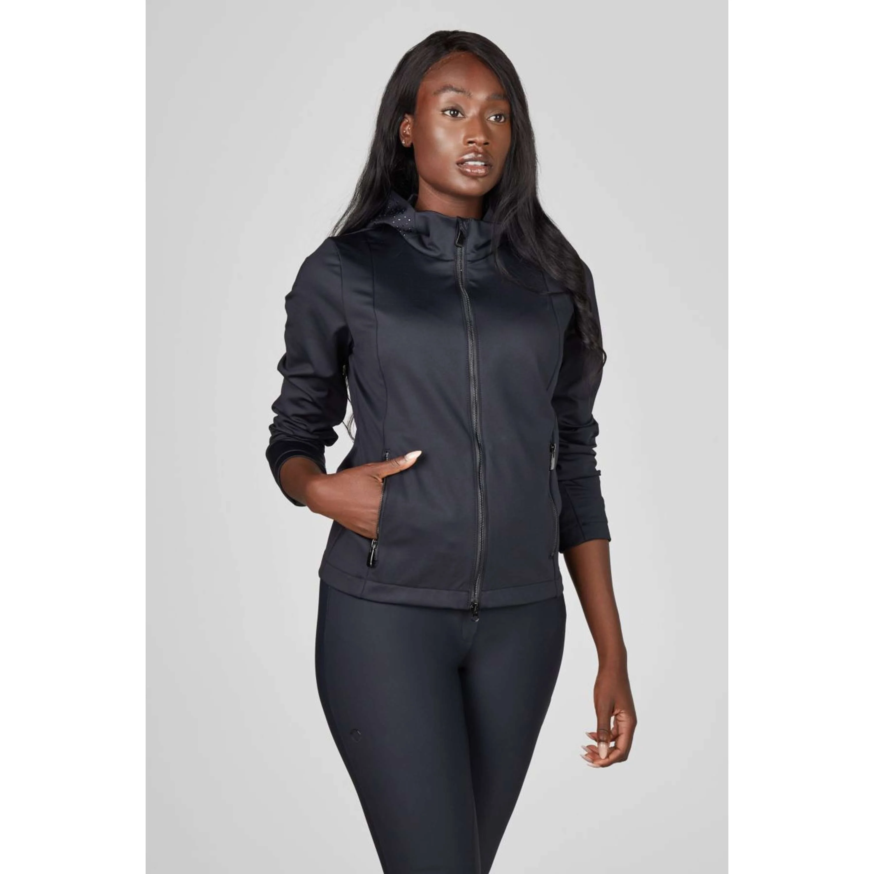 Pikeur Blouson Fleece SS26 Noir - Image 2