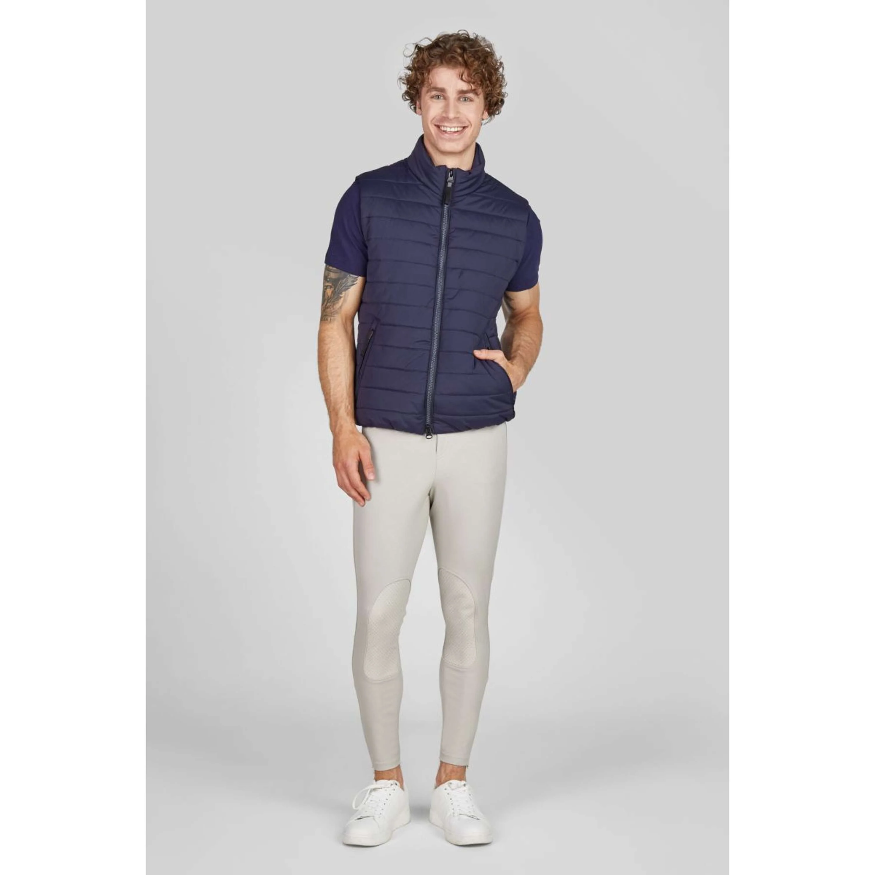 Pikeur Bodychauffant Quilted Hommes Nightblue - Image 2