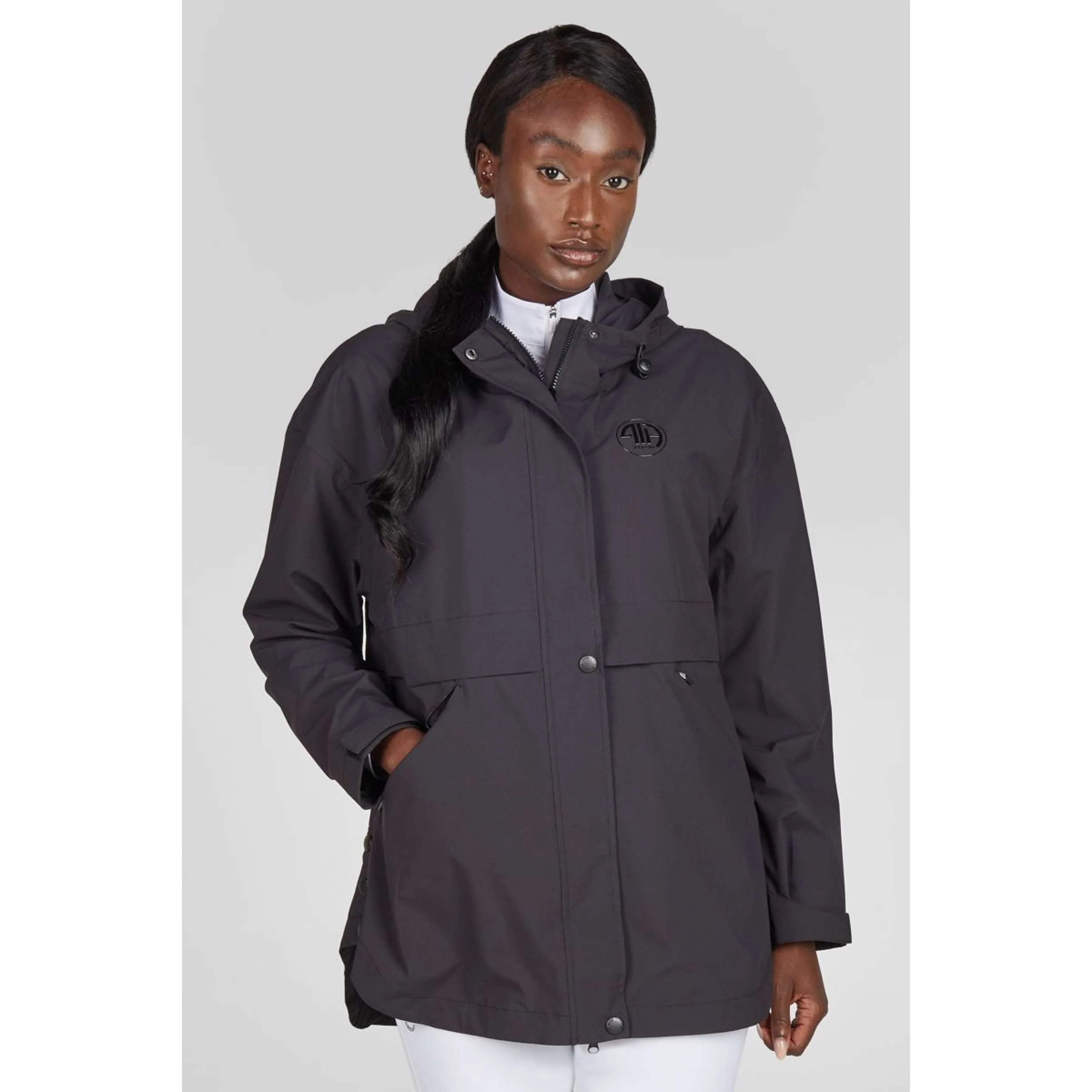 Pikeur Imperméable Zip Poncho SS26 Noir - Image 2