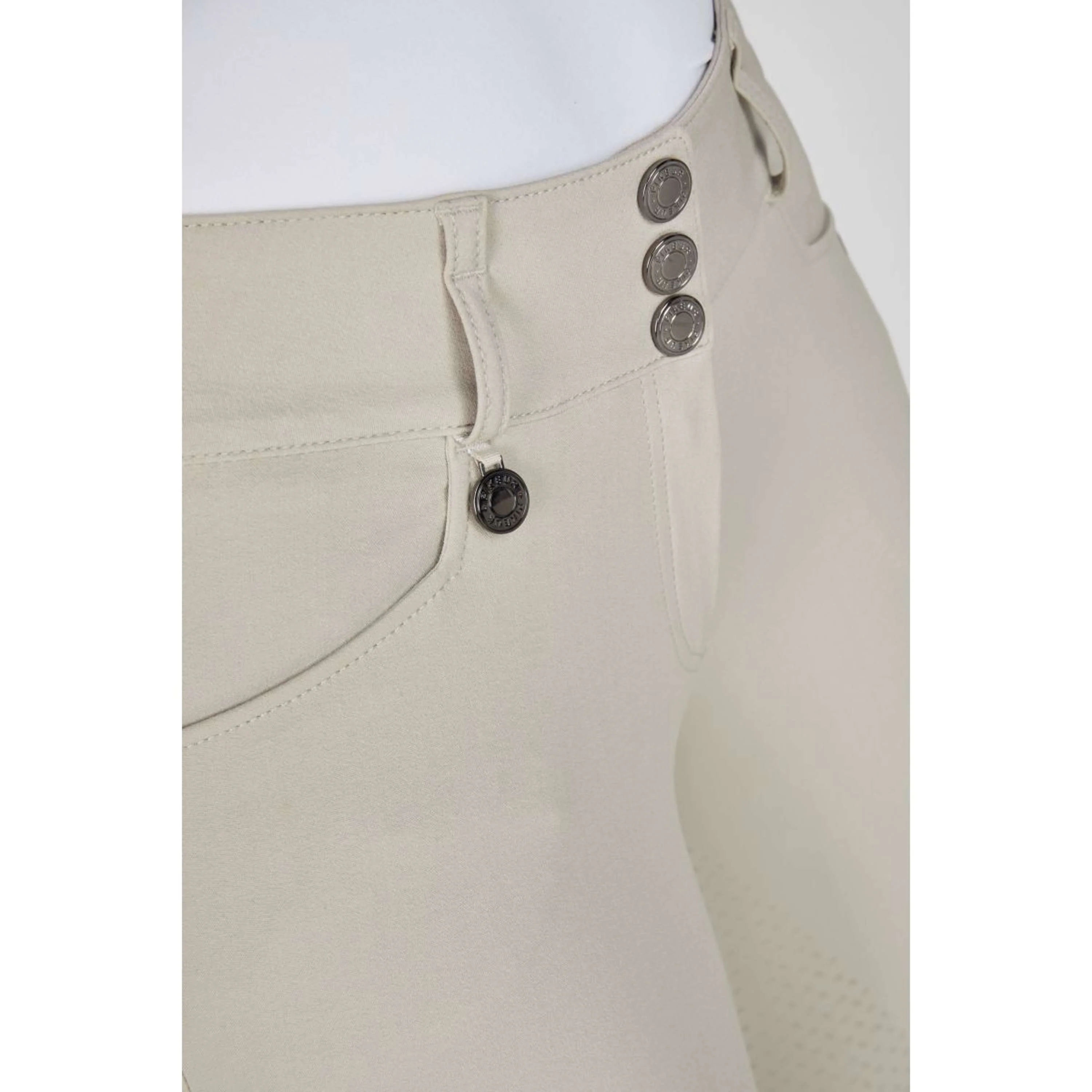 Pikeur Pantalon d'Équitation Candela SD SS26 Full Grip Pearl Gray - Image 4