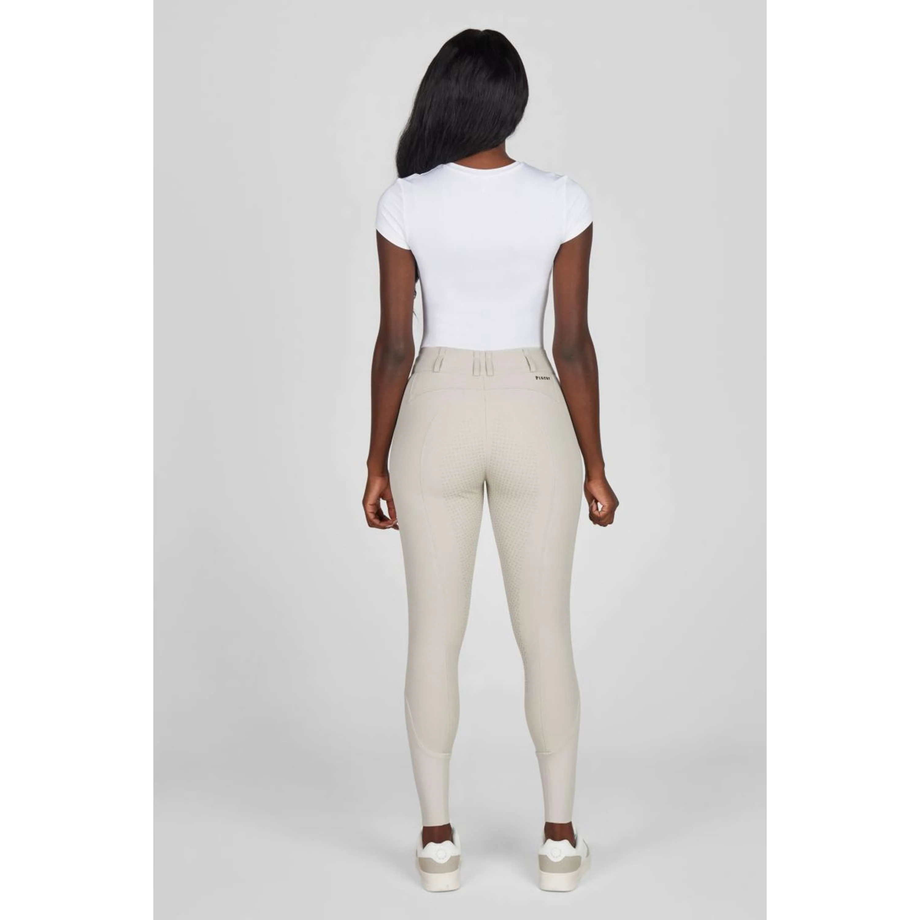 Pikeur Pantalon d'Équitation Candela SD SS26 Full Grip Pearl Gray - Image 6