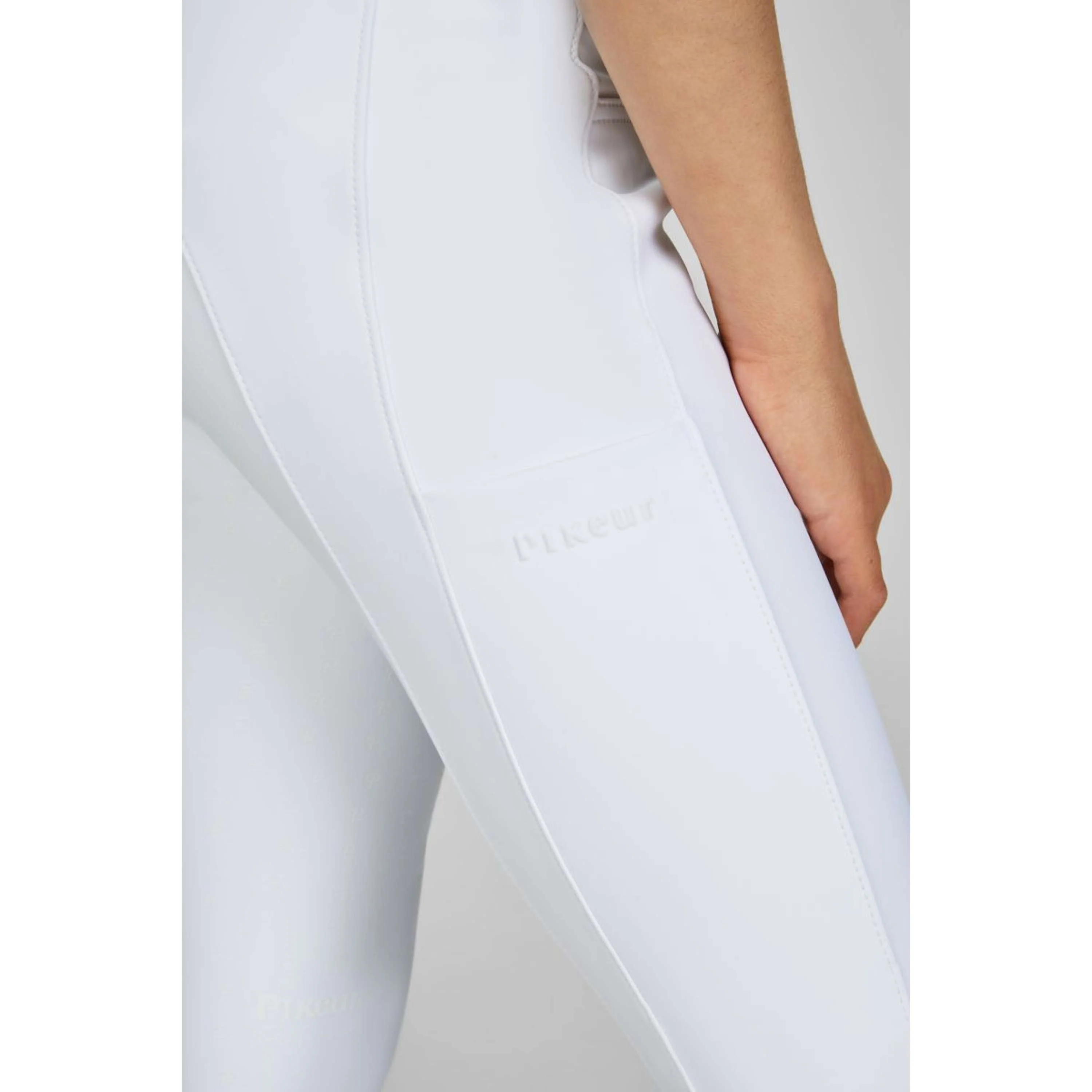 Pikeur Pantalon d'Équitation New Braddy SD Full Grip Blanc - Image 7