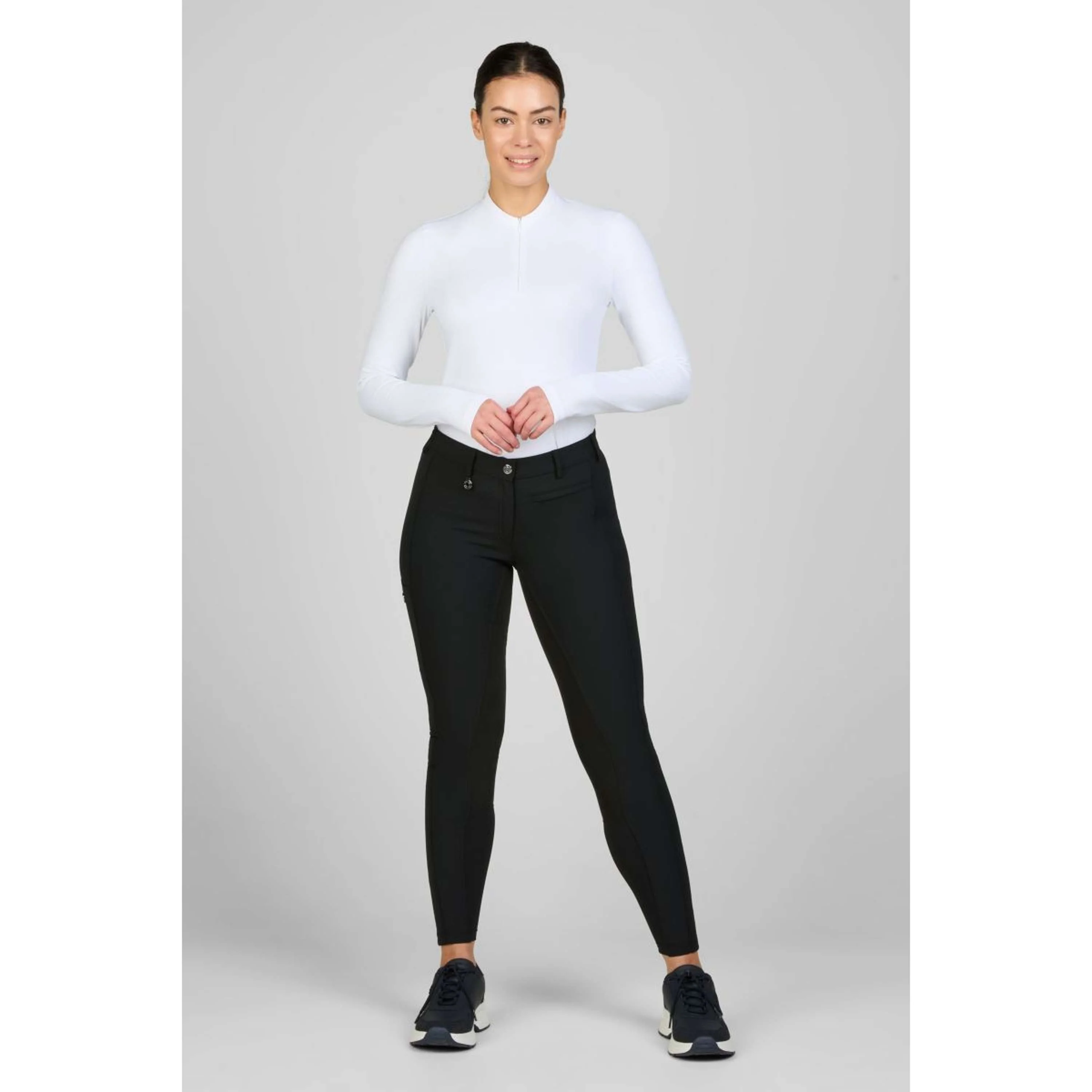 Pikeur Pantalon d'Équitation New Lugana McCrown Full Grip Midwaist Night Blue - Image 3