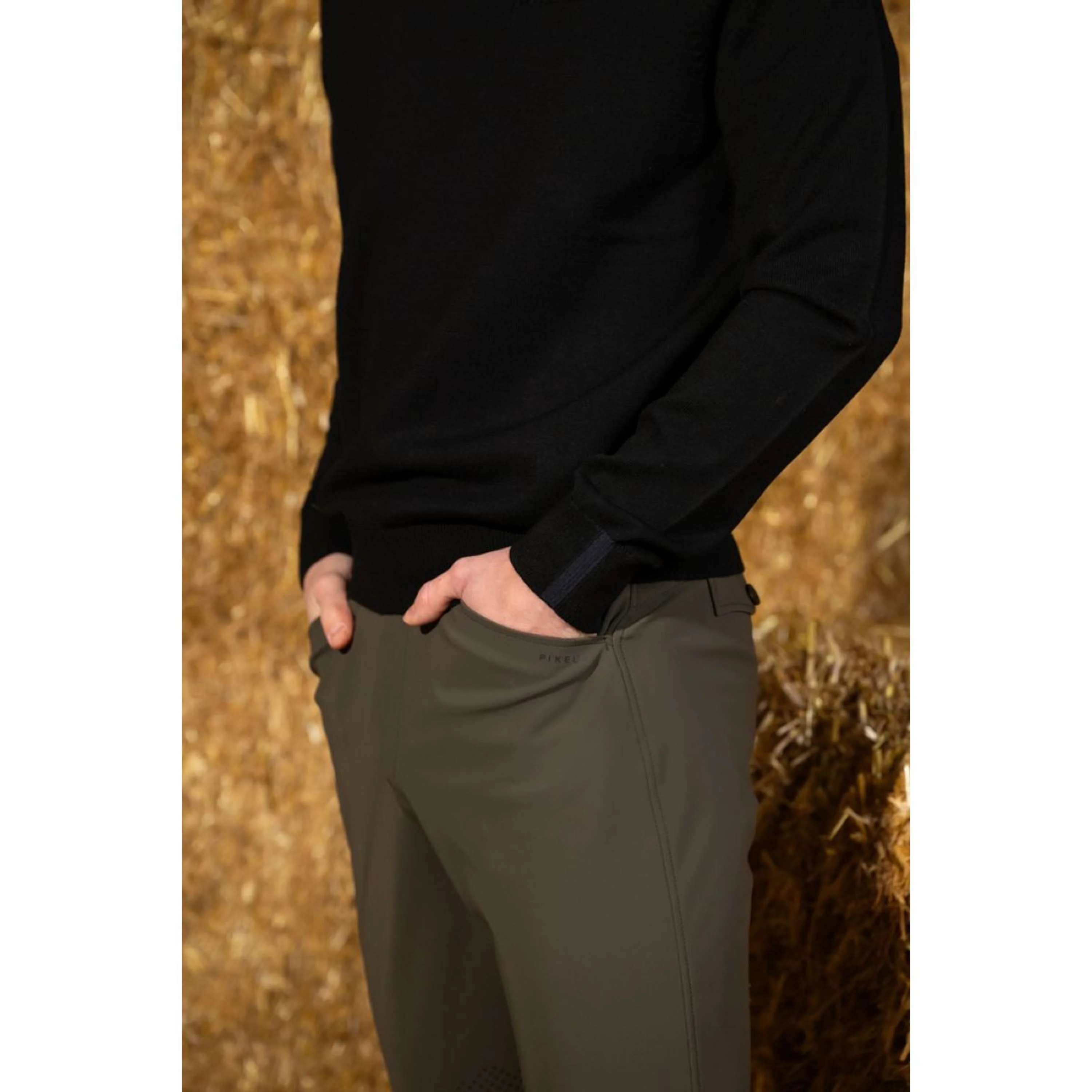 Pikeur Pantalon d'Équitation New Rodrigo SD KN Hommes Deep Khaki - Image 5