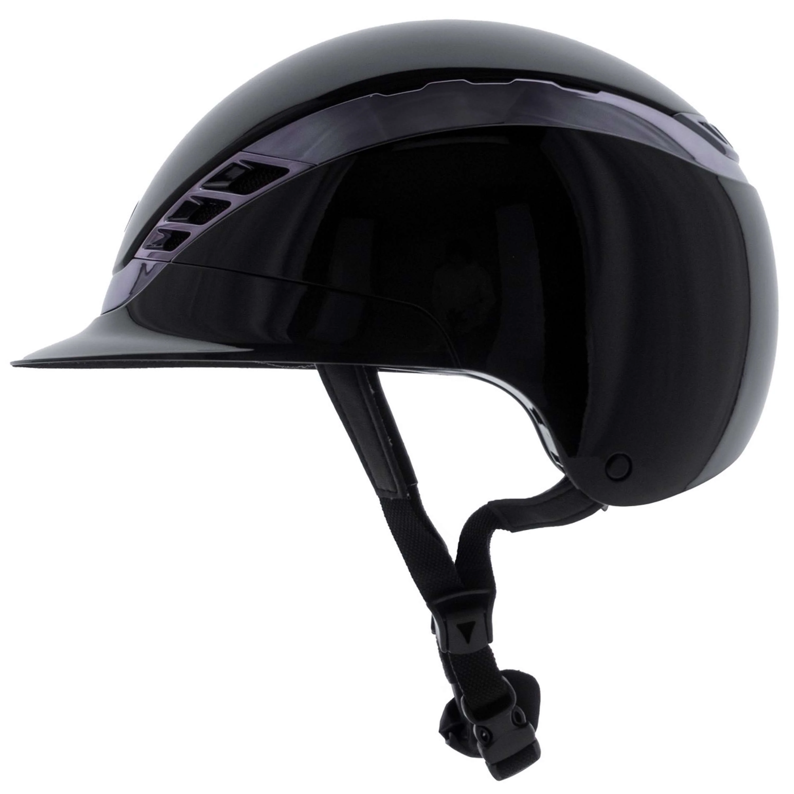 Pikeur X Abus Bombe AirLuxe CHROME Shiny Black - Image 3