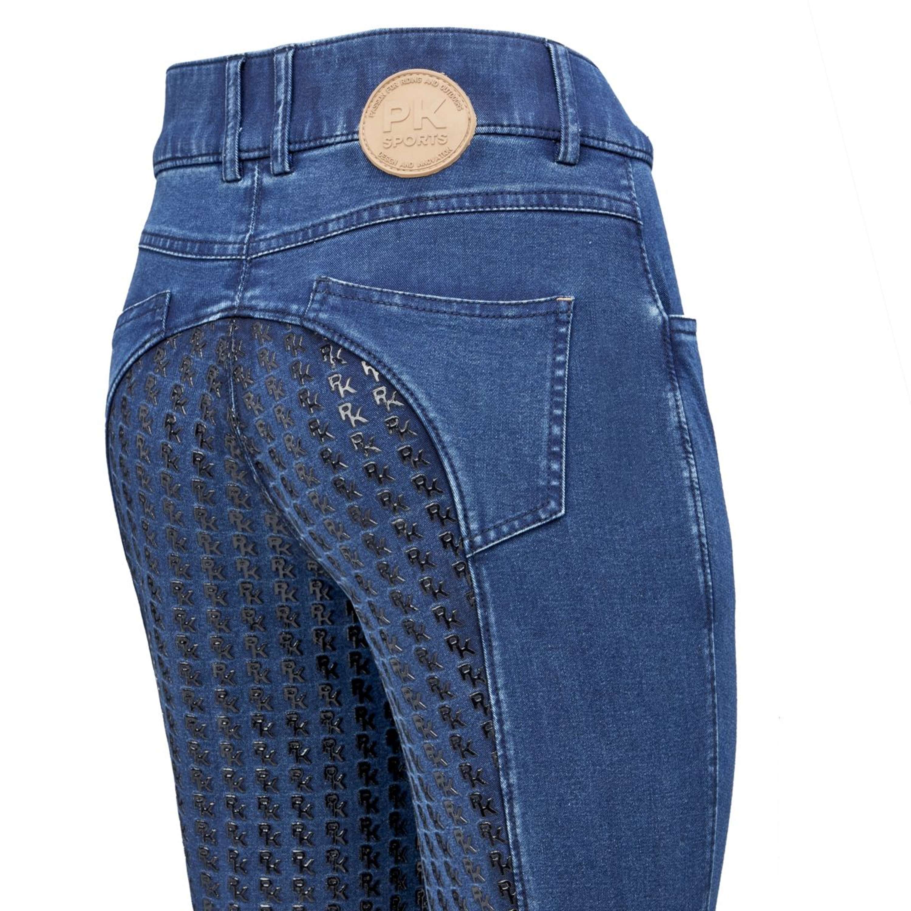 PK Pantalon d'Équitation Telstar Full Grip Ebony Jeans - Image 3