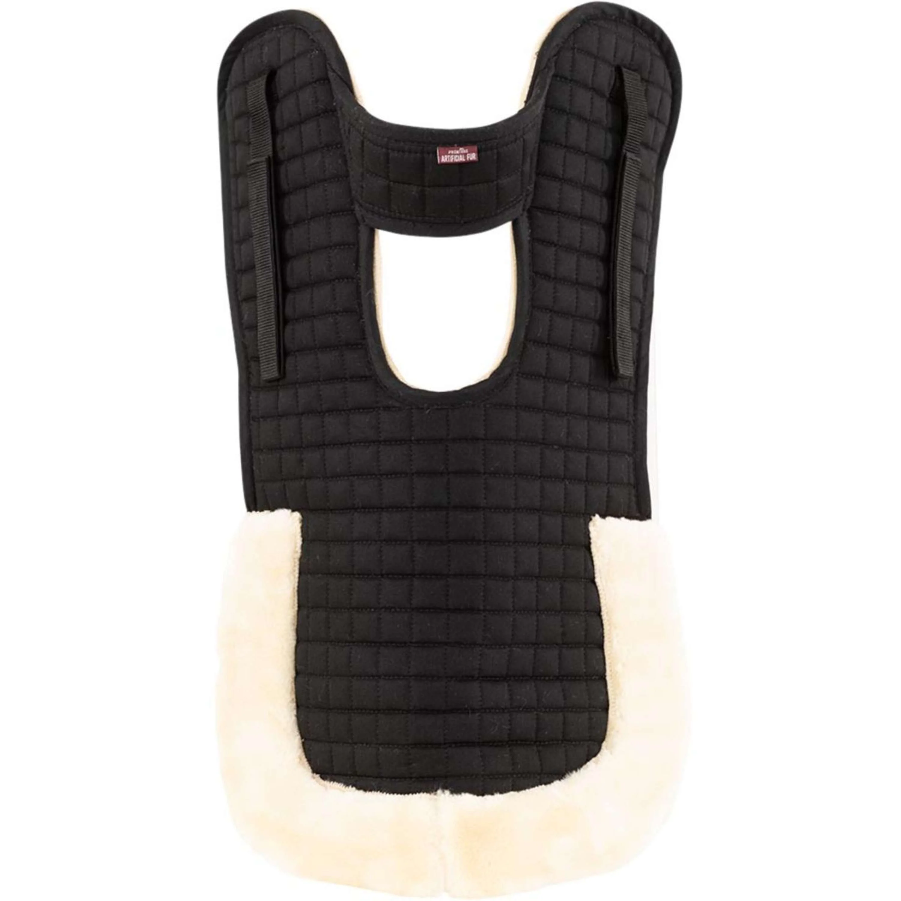Premiere Amortisseur Fourrure synthétique avec échancrure Noir/Naturel - Image 2