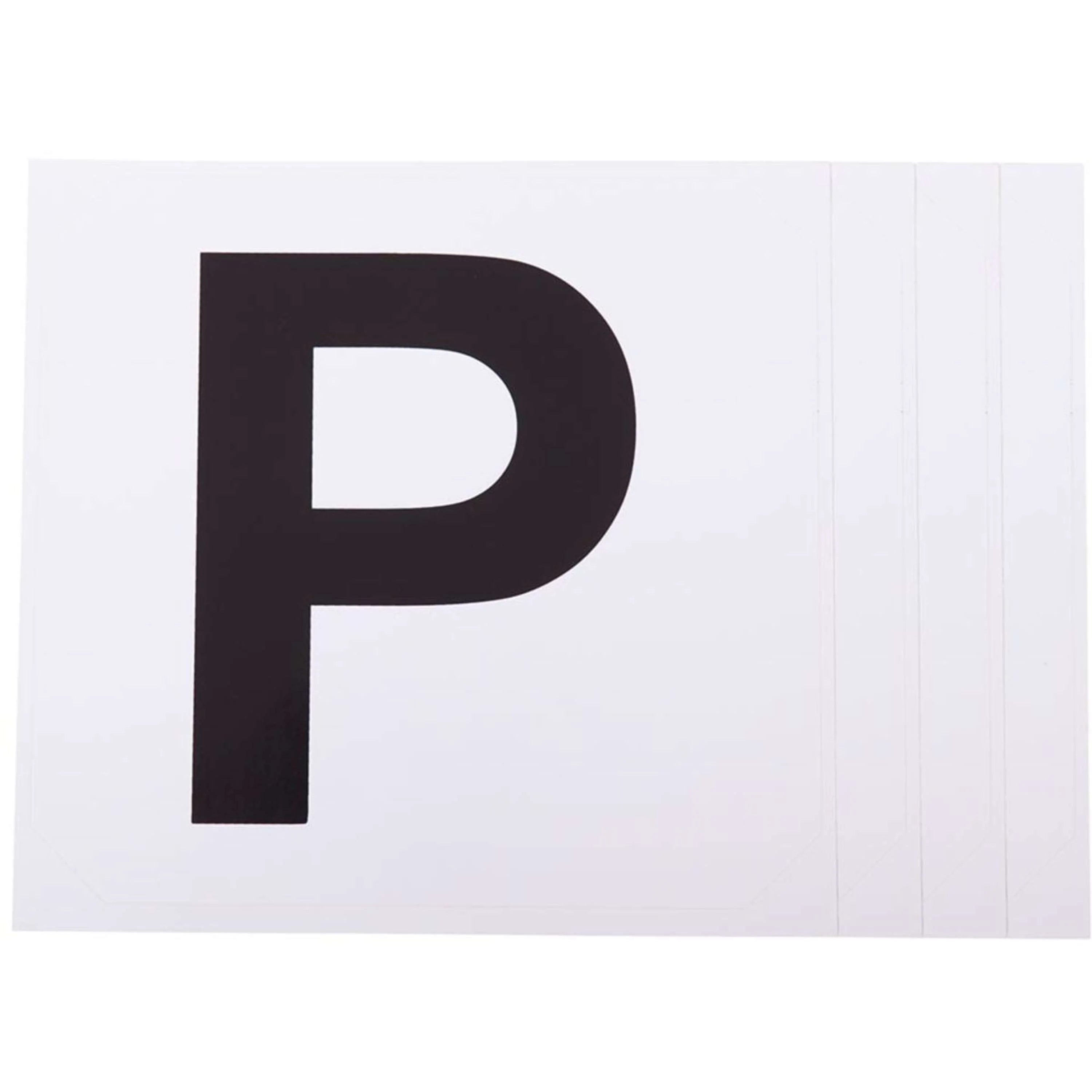 Premiere Autocollants pour Lettres de Manège pour Lettres de Manège 4pc Blanc - Image 5