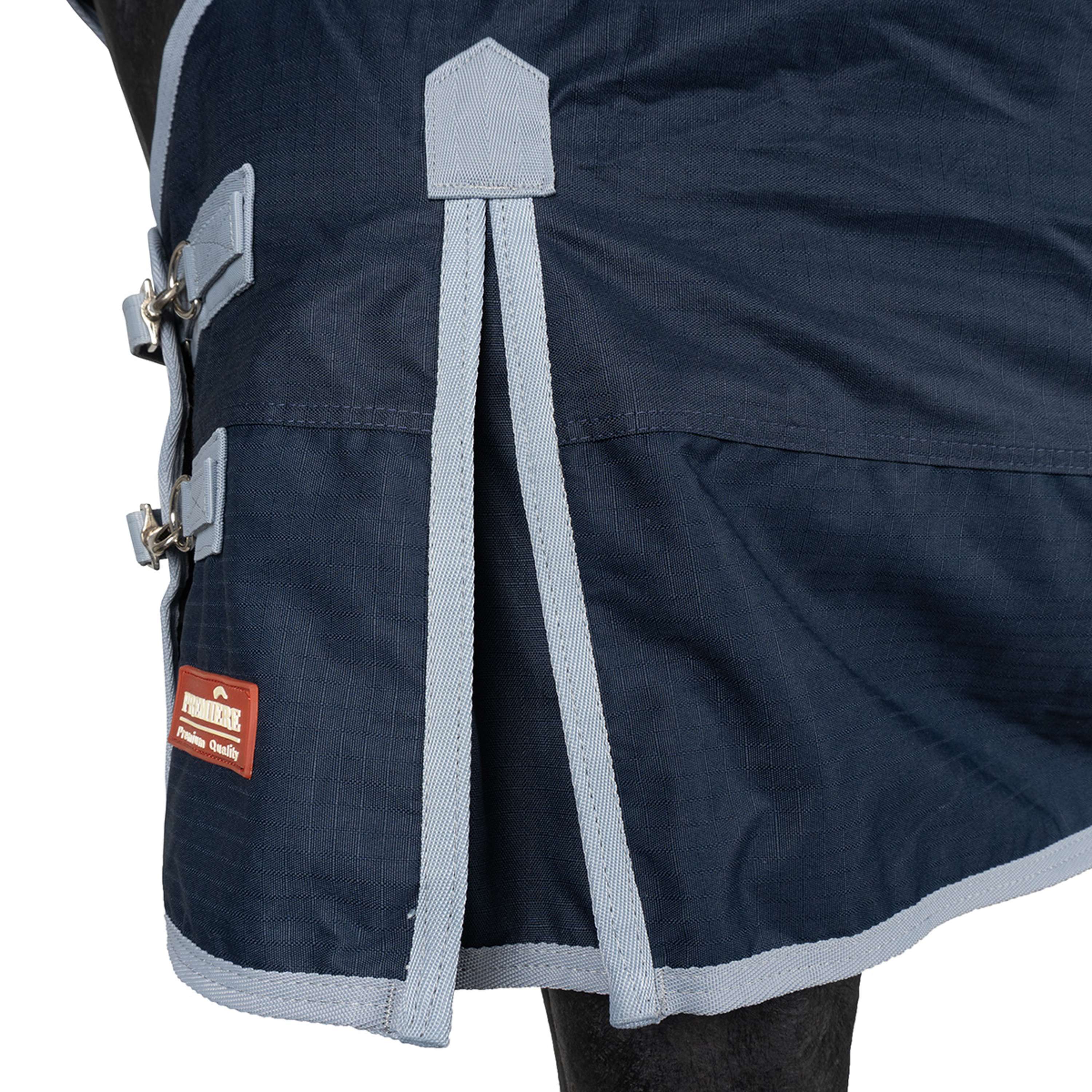 Premiere Couverture Imperméable All Year 600D 0g Fleece avec Couvre-cou Dress Blue - Image 6