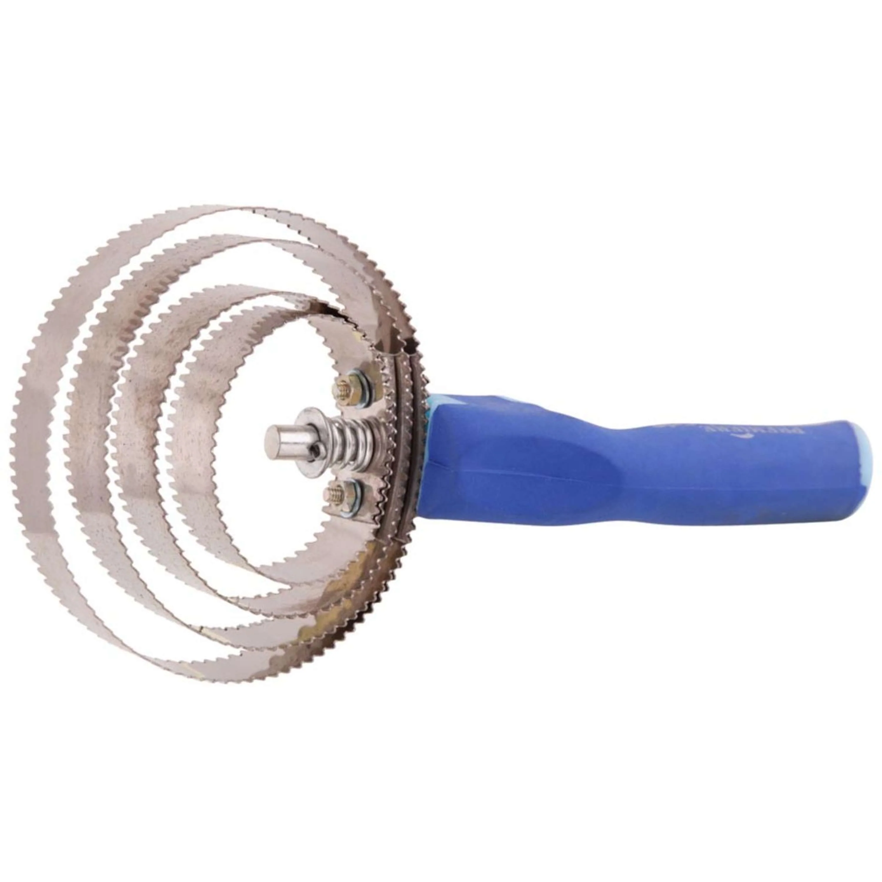 Premiere Etrille Soft Grip avec 4 Lames Acier Inoxydable Cobalt/Bleu clair - Image 2