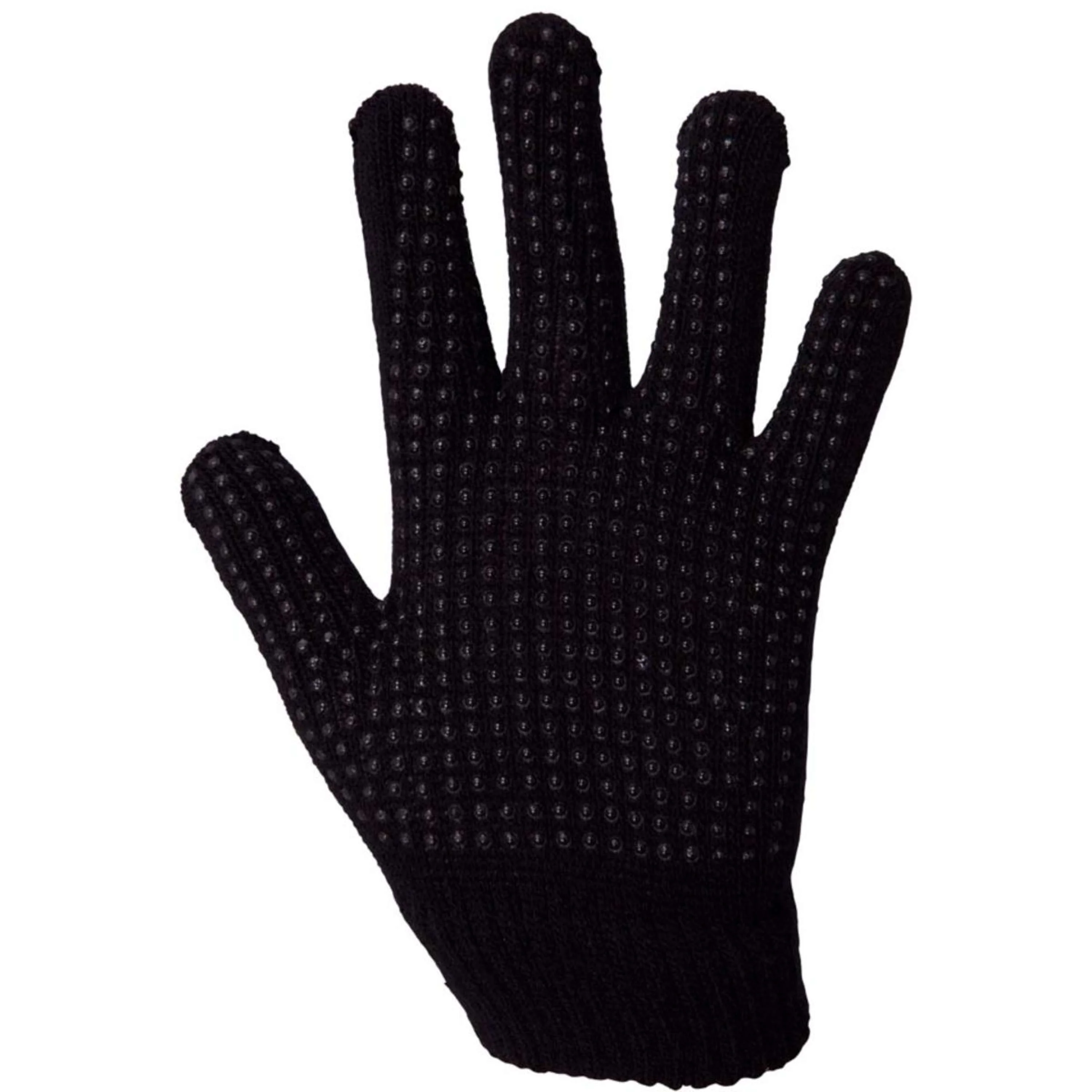 Premiere Gants d'Équitation Élastique Noir - Image 2