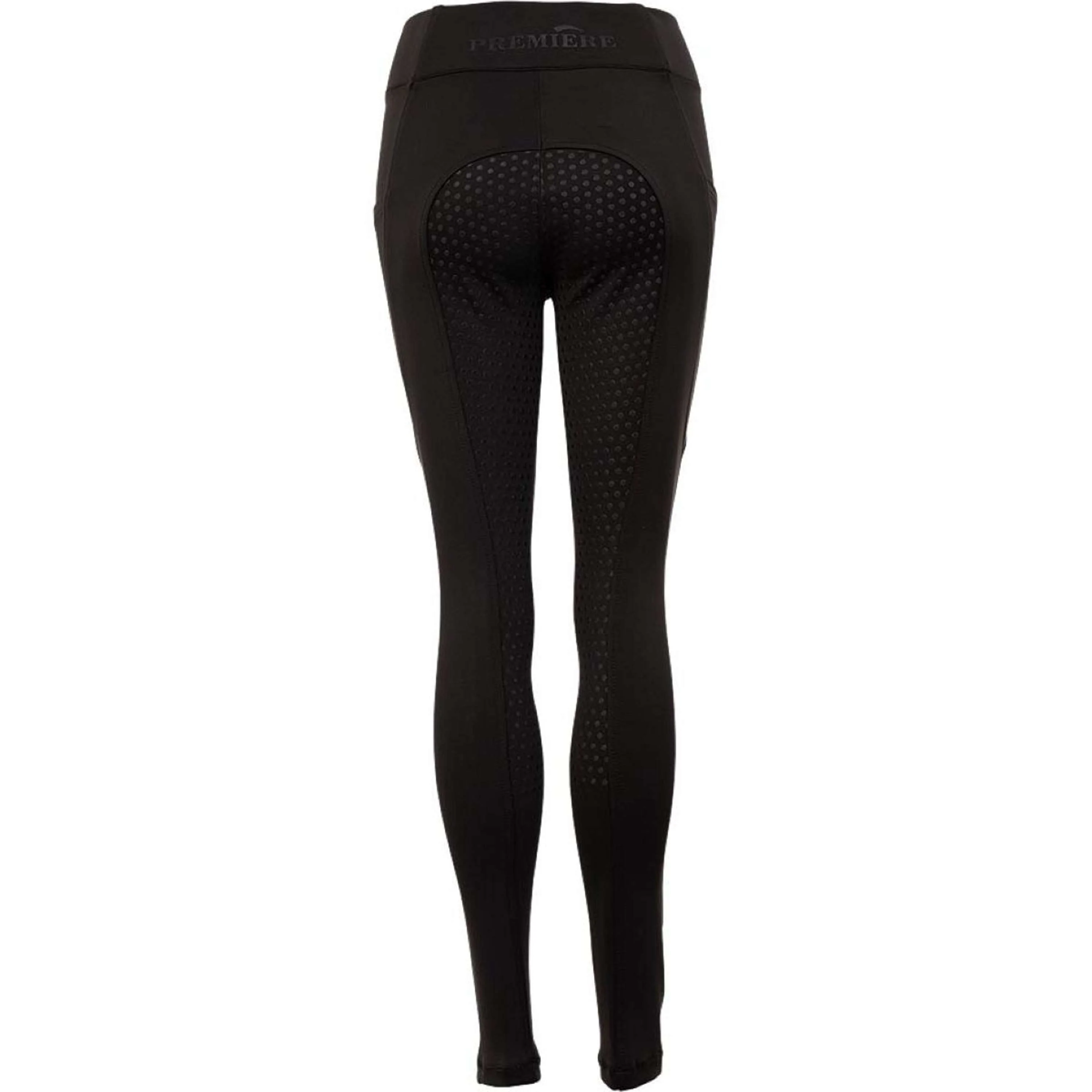 Premiere Legging d'Équitation Bitterroot Silicone Fond de Peau Noir - Image 2