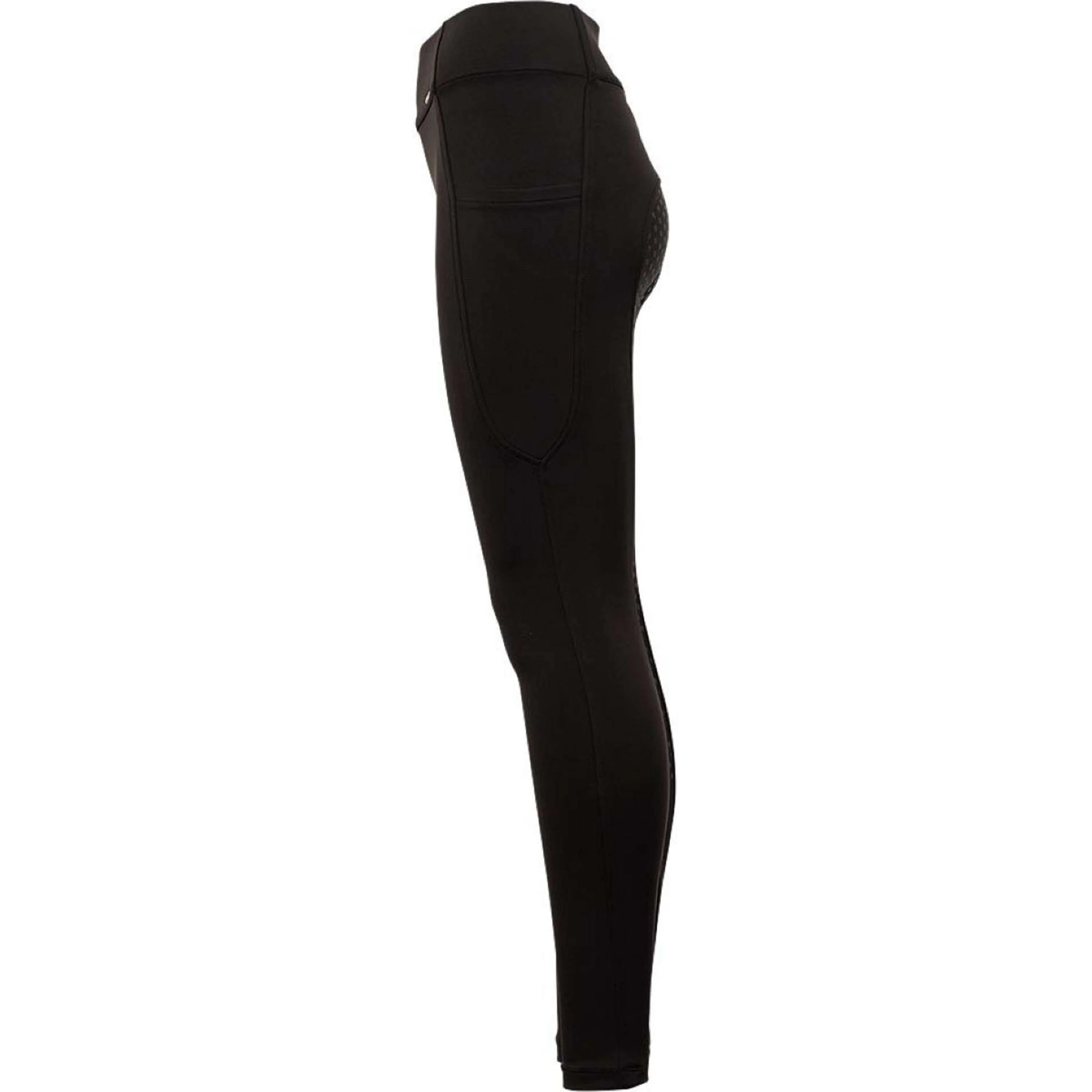 Premiere Legging d'Équitation Bitterroot Silicone Fond de Peau Noir - Image 3