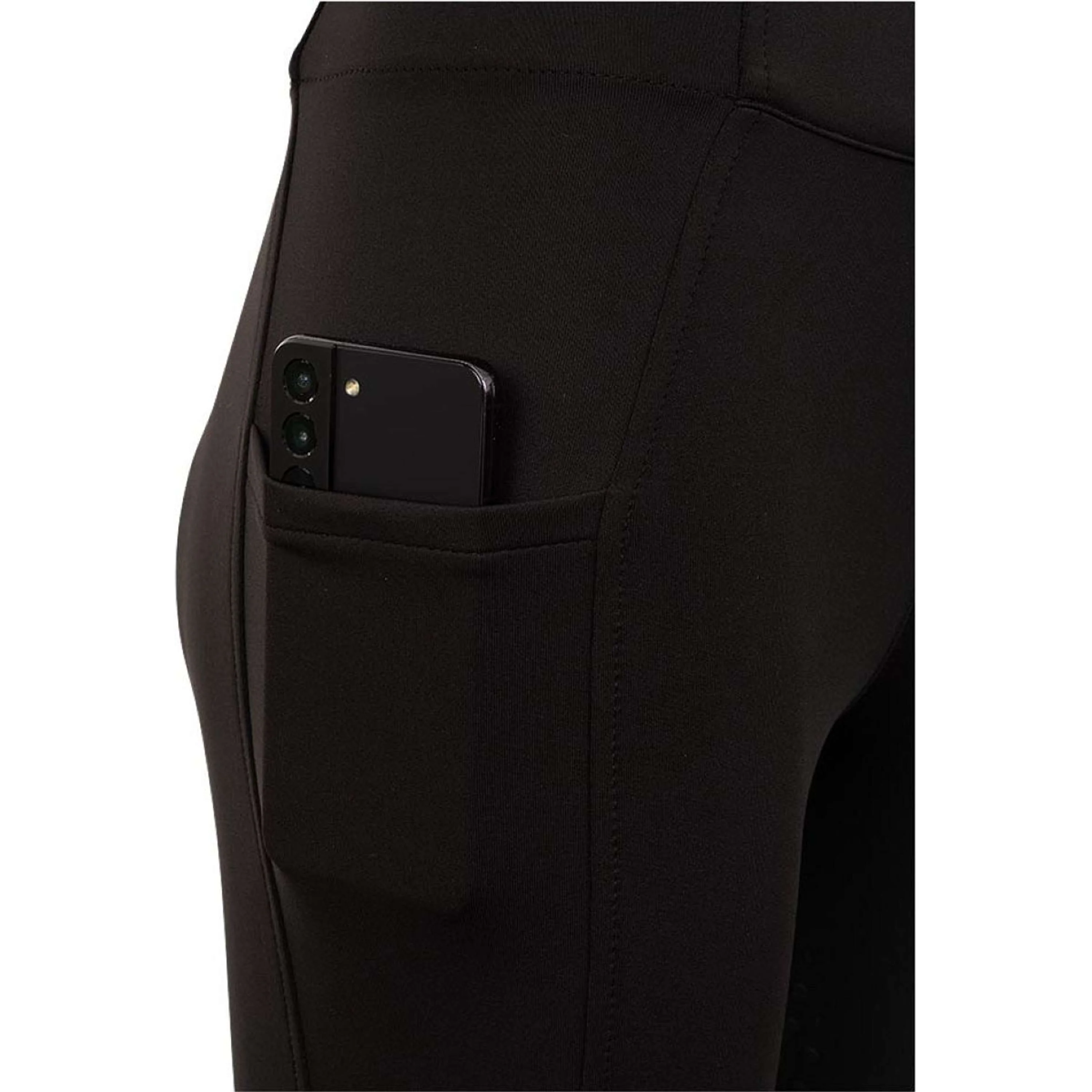 Premiere Legging d'Équitation Bitterroot Silicone Fond de Peau Noir - Image 4