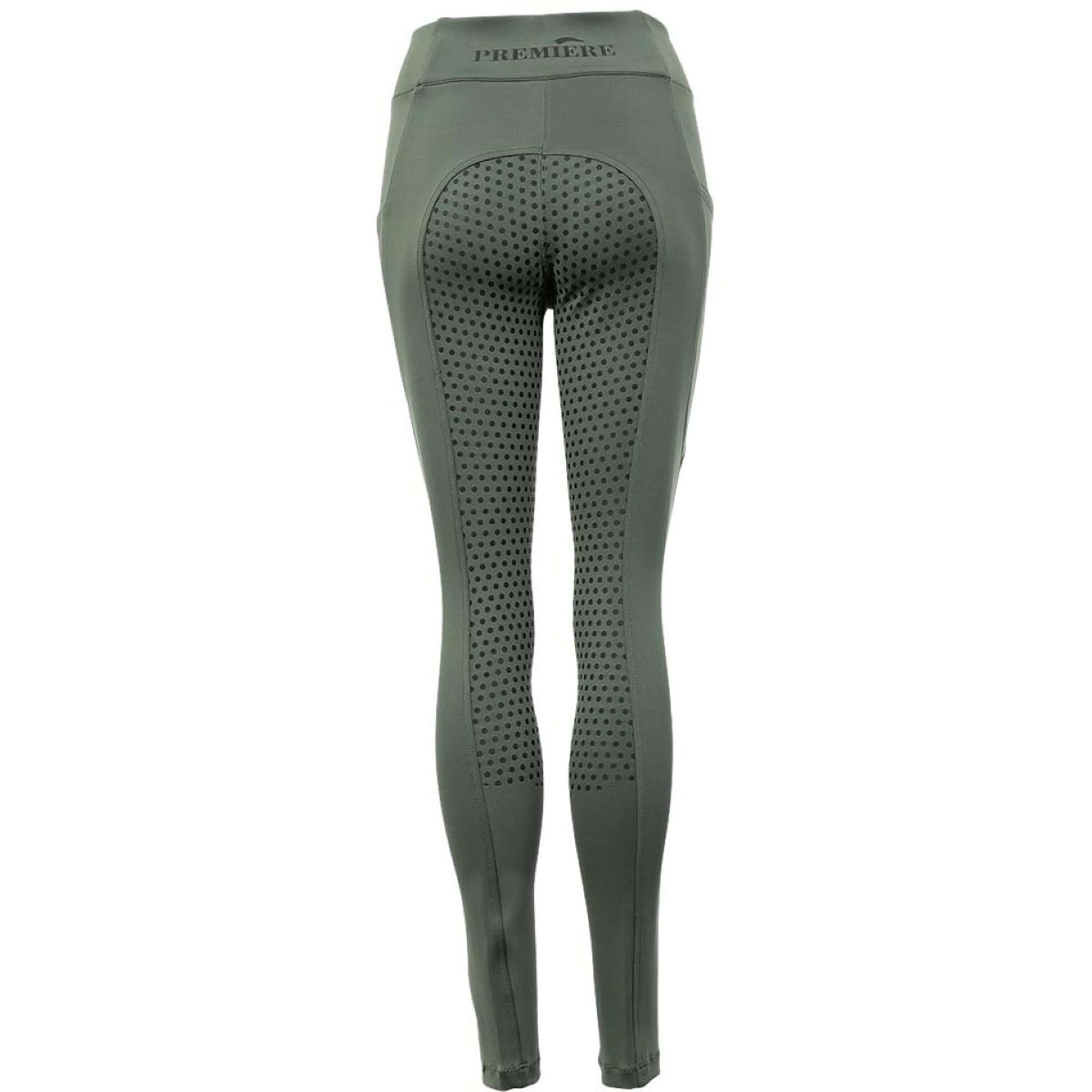 Premiere Legging d'Équitation Bitterroot Silicone Fond de Peau Vert profond - Image 2