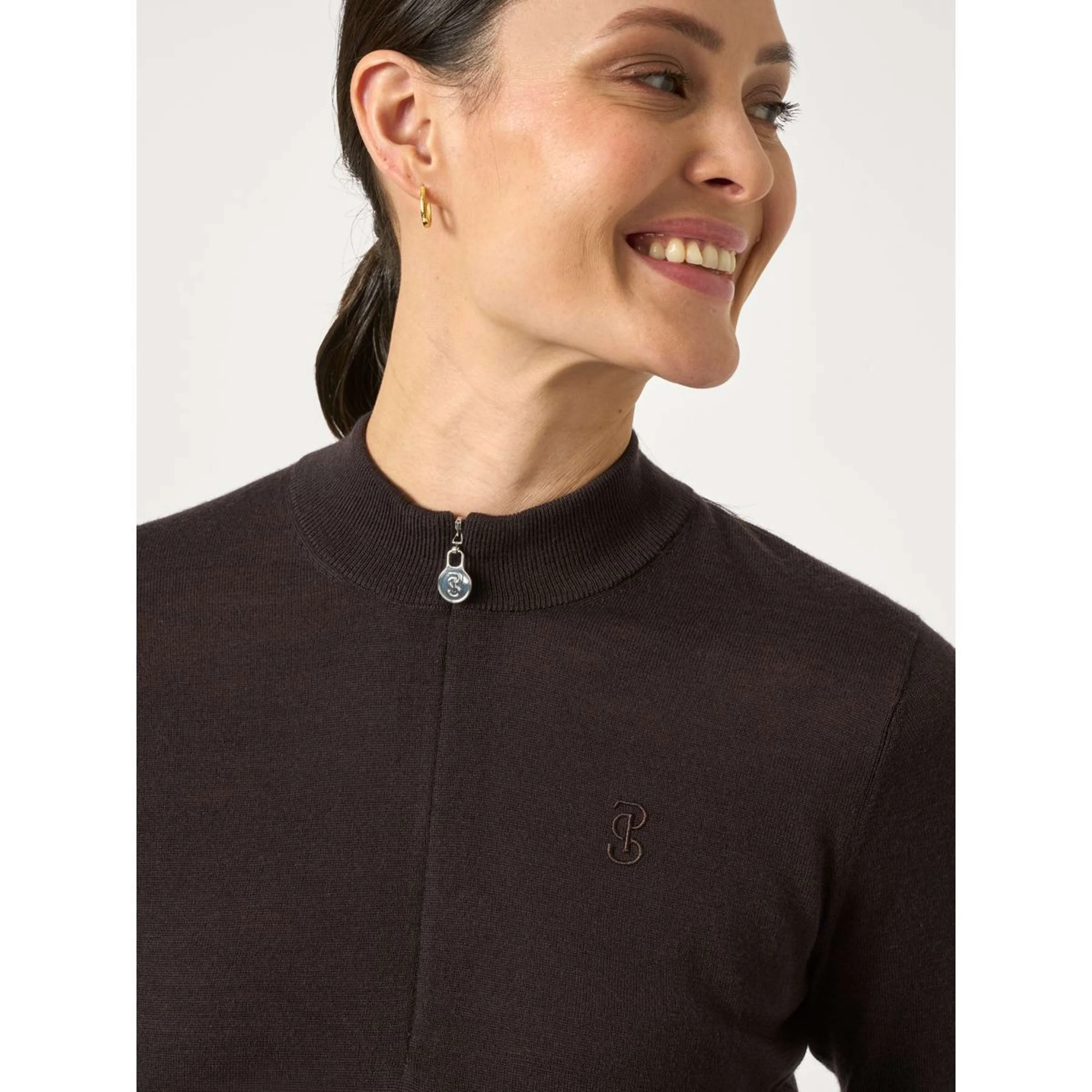 PS of Sweden Chemise Erin Equimerino Java Noir - Image 4