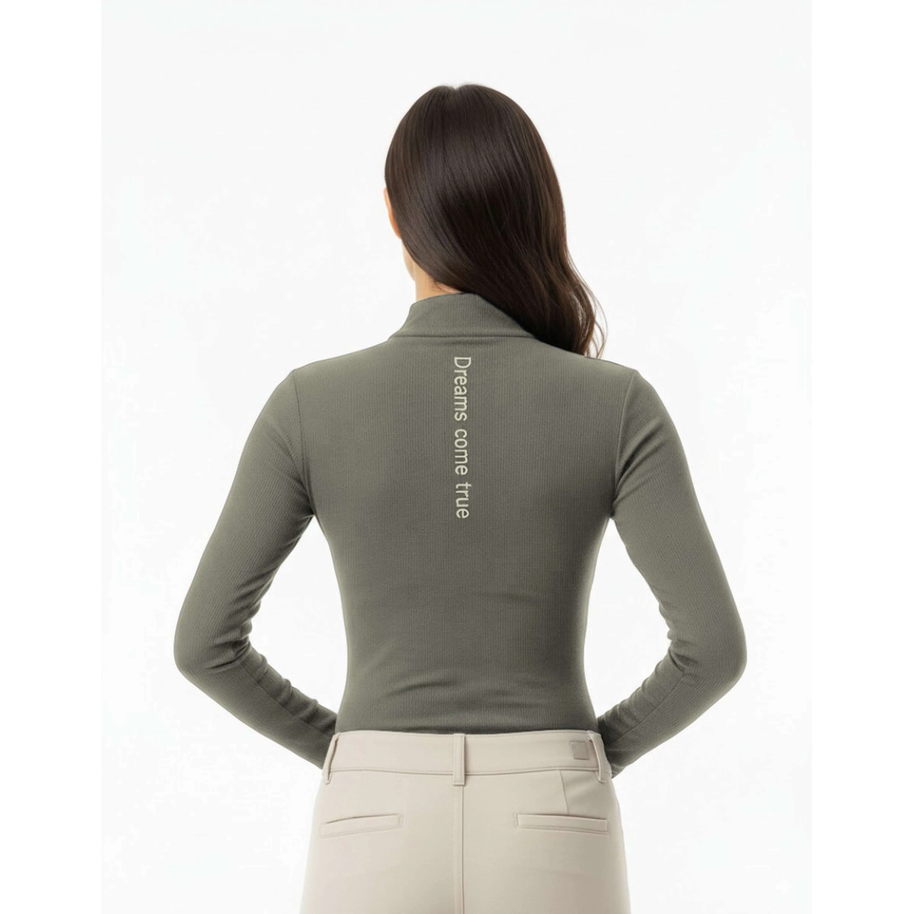 PS of Sweden Manches Longues Ryder Ribbed Mist Green - Image 2