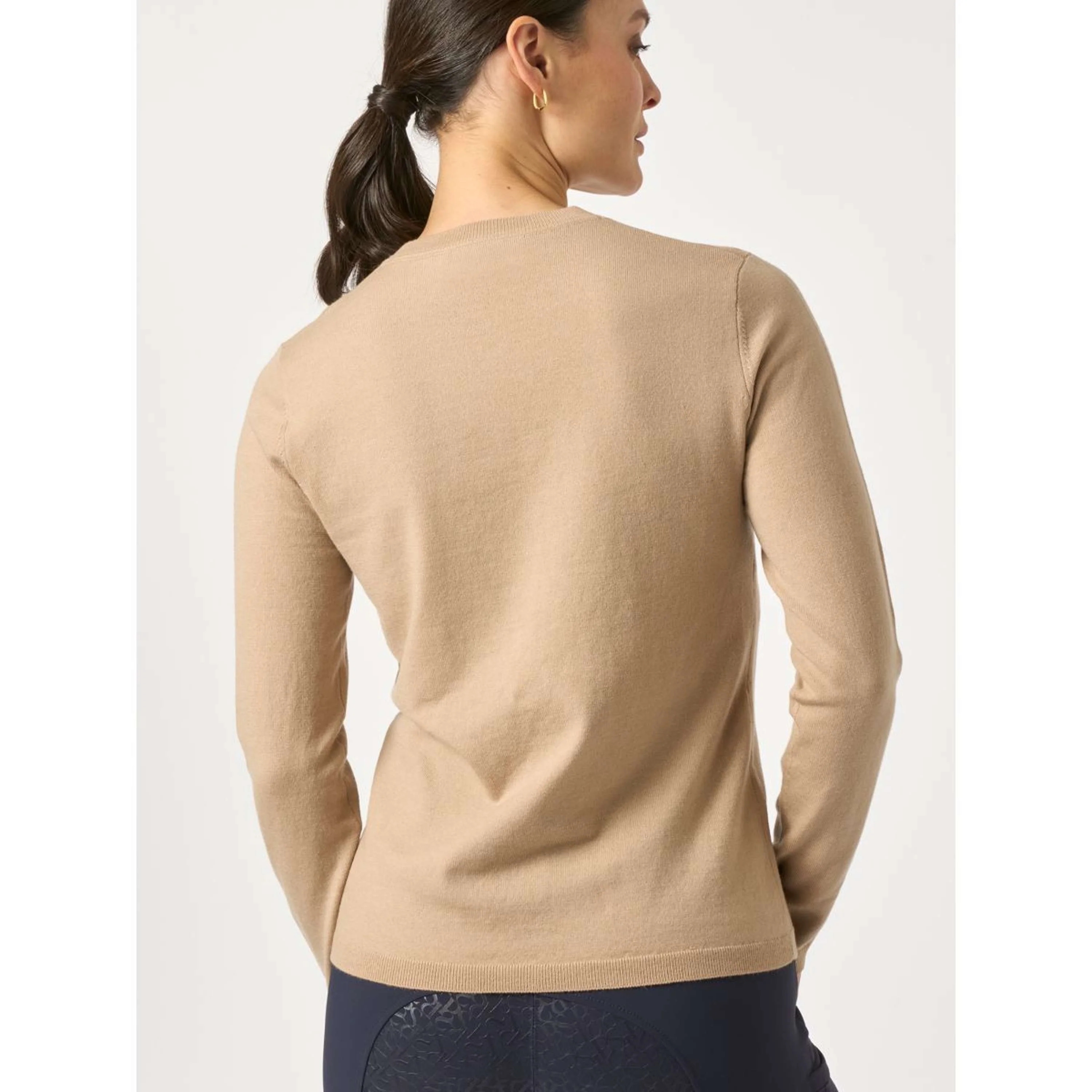 PS of Sweden Pull PS Logo Desert Beige - Image 4