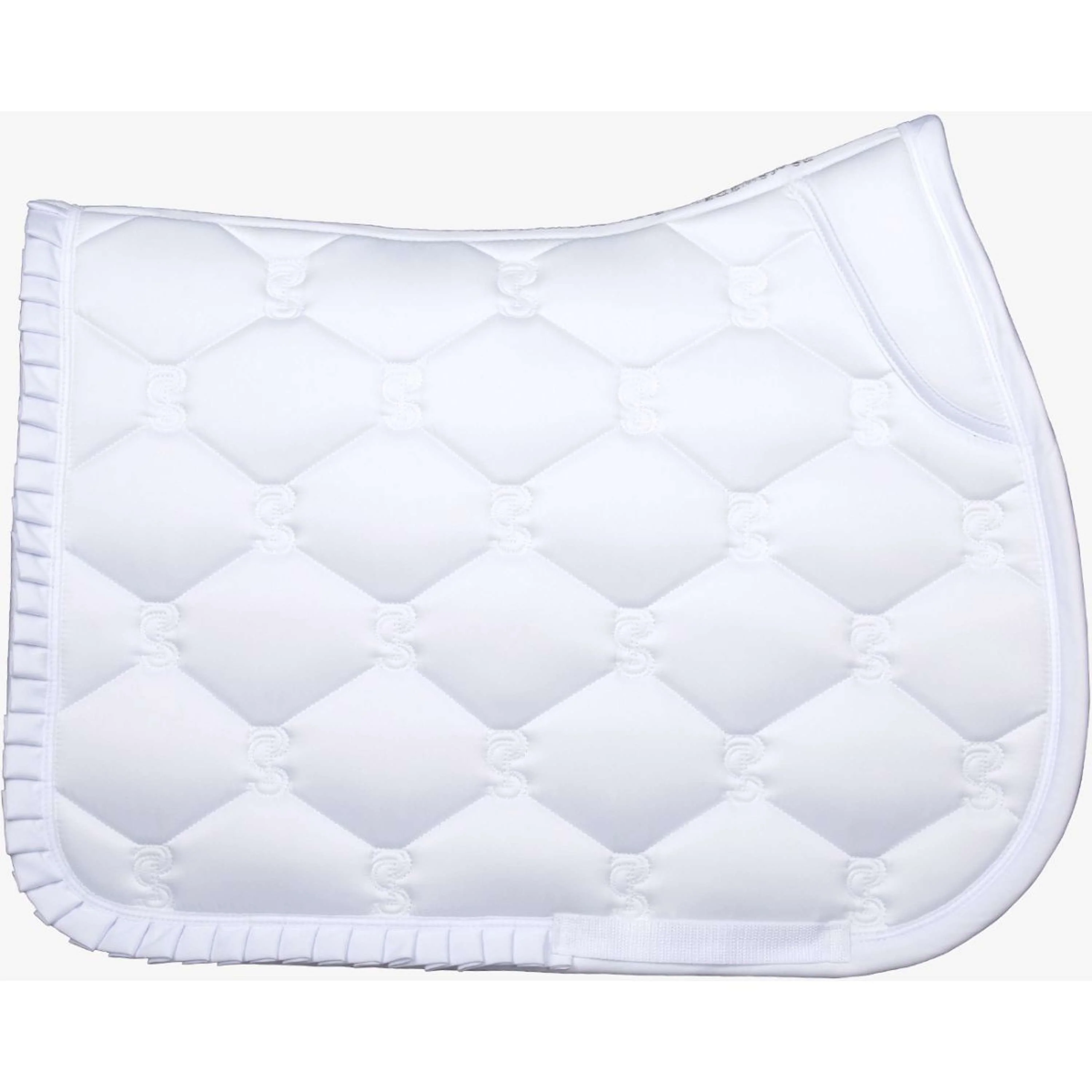 PS of Sweden Tapis de Selle Ruffle de Saut Blanc - Image 2