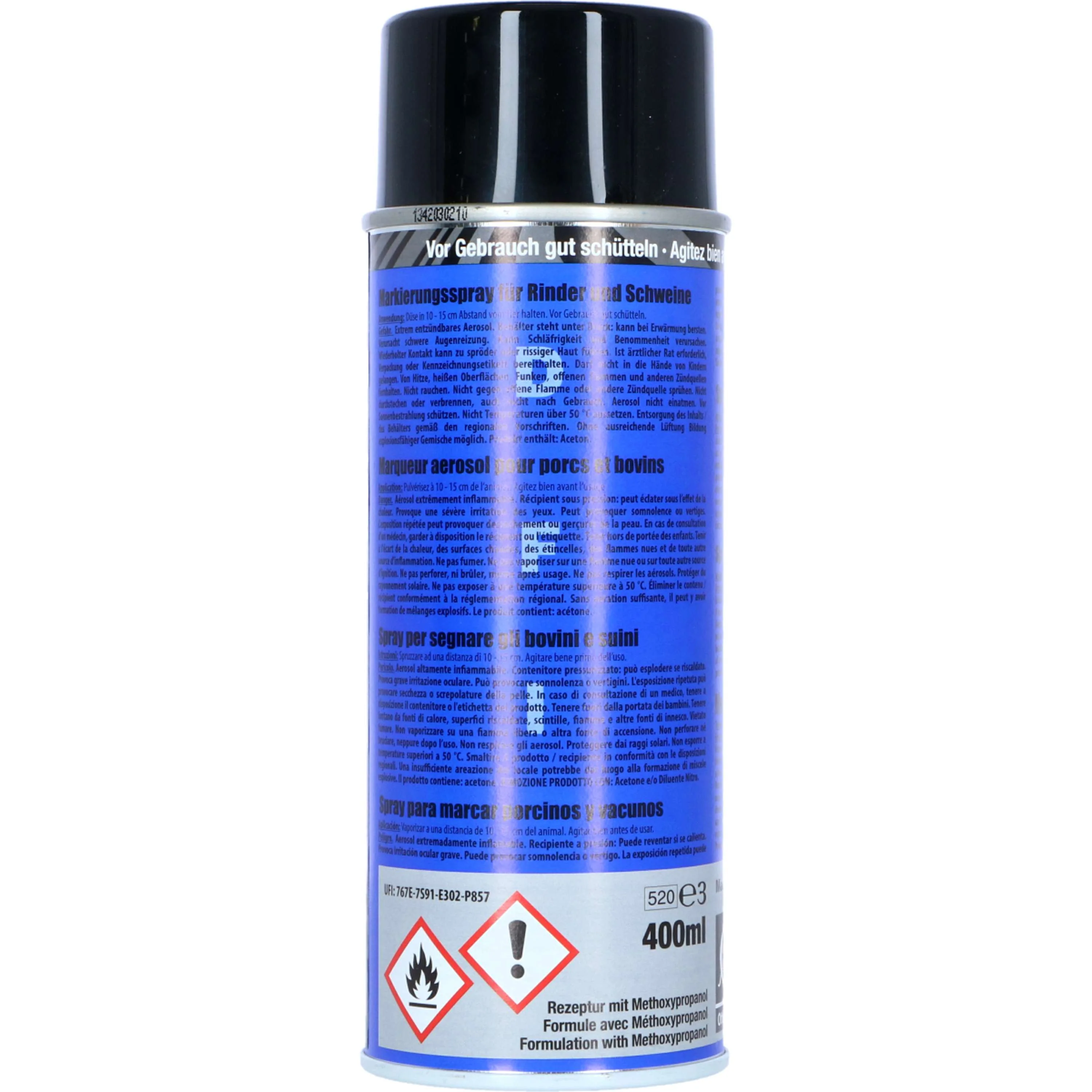 Raidex Spray de marquage Bleu - Image 2
