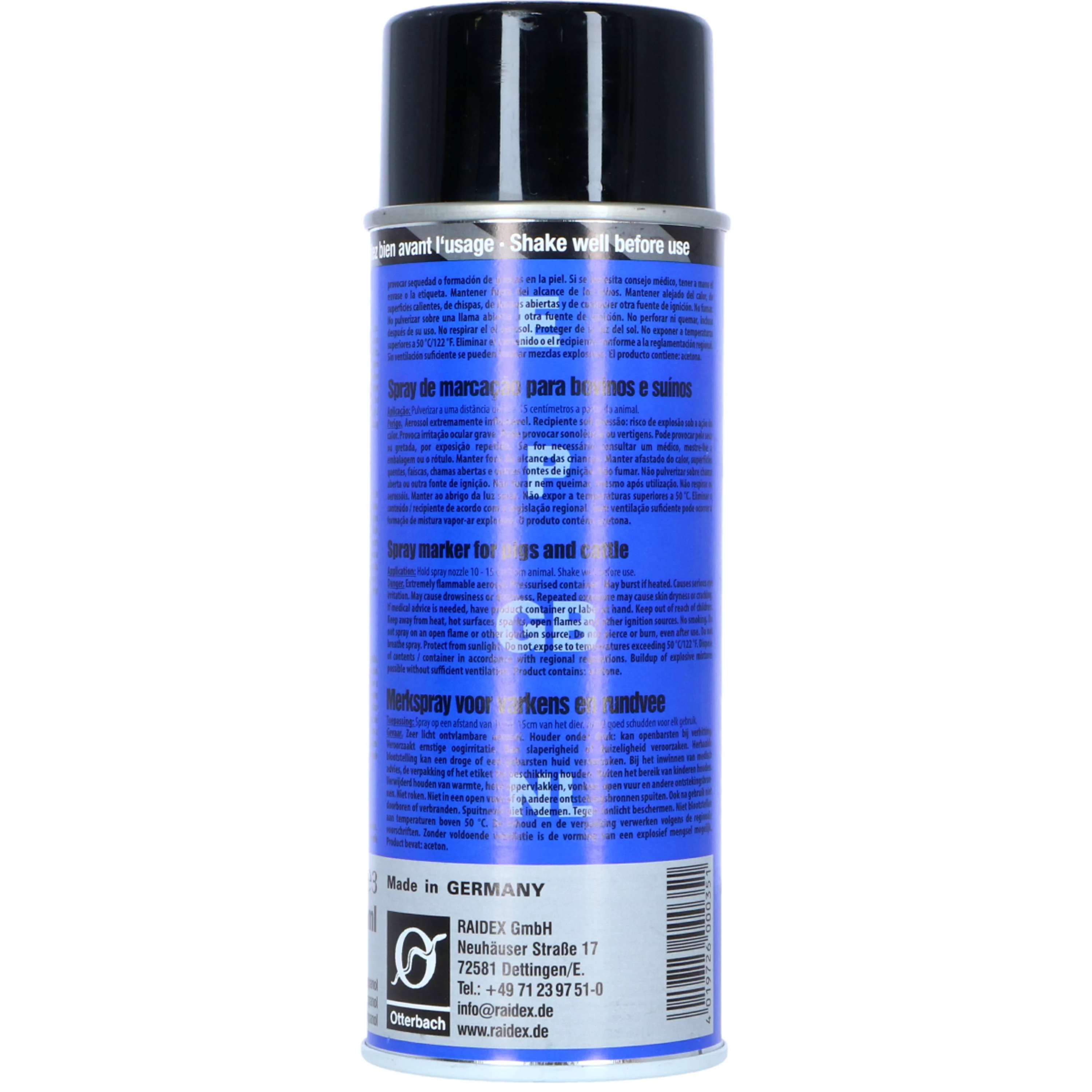 Raidex Spray de marquage Bleu - Image 3