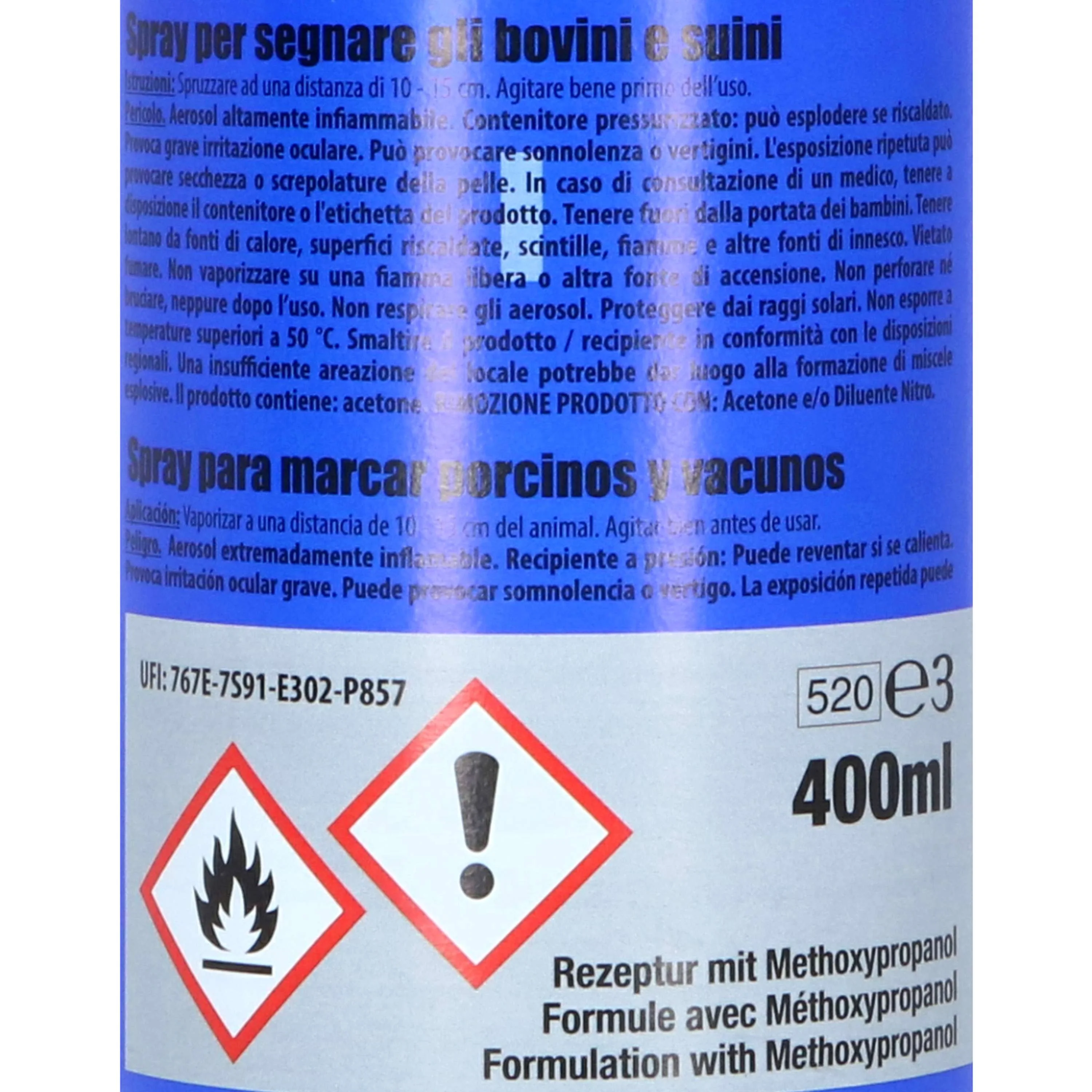 Raidex Spray de marquage Bleu - Image 5