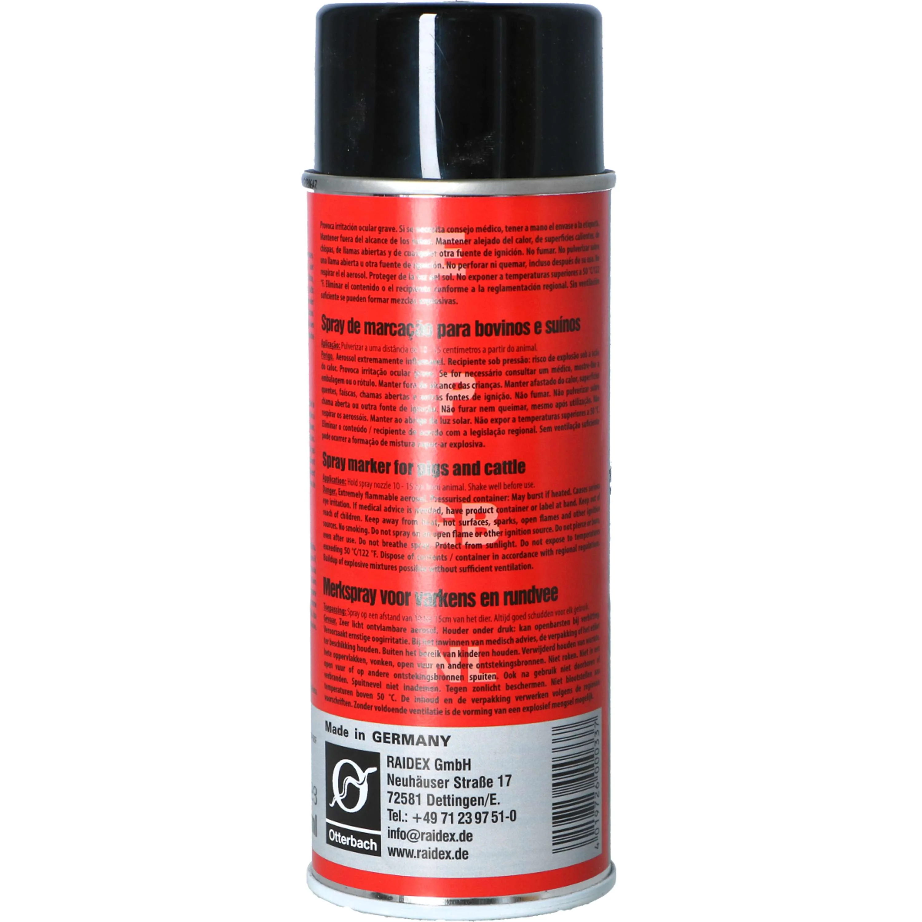 Raidex Spray de marquage Rouge - Image 3