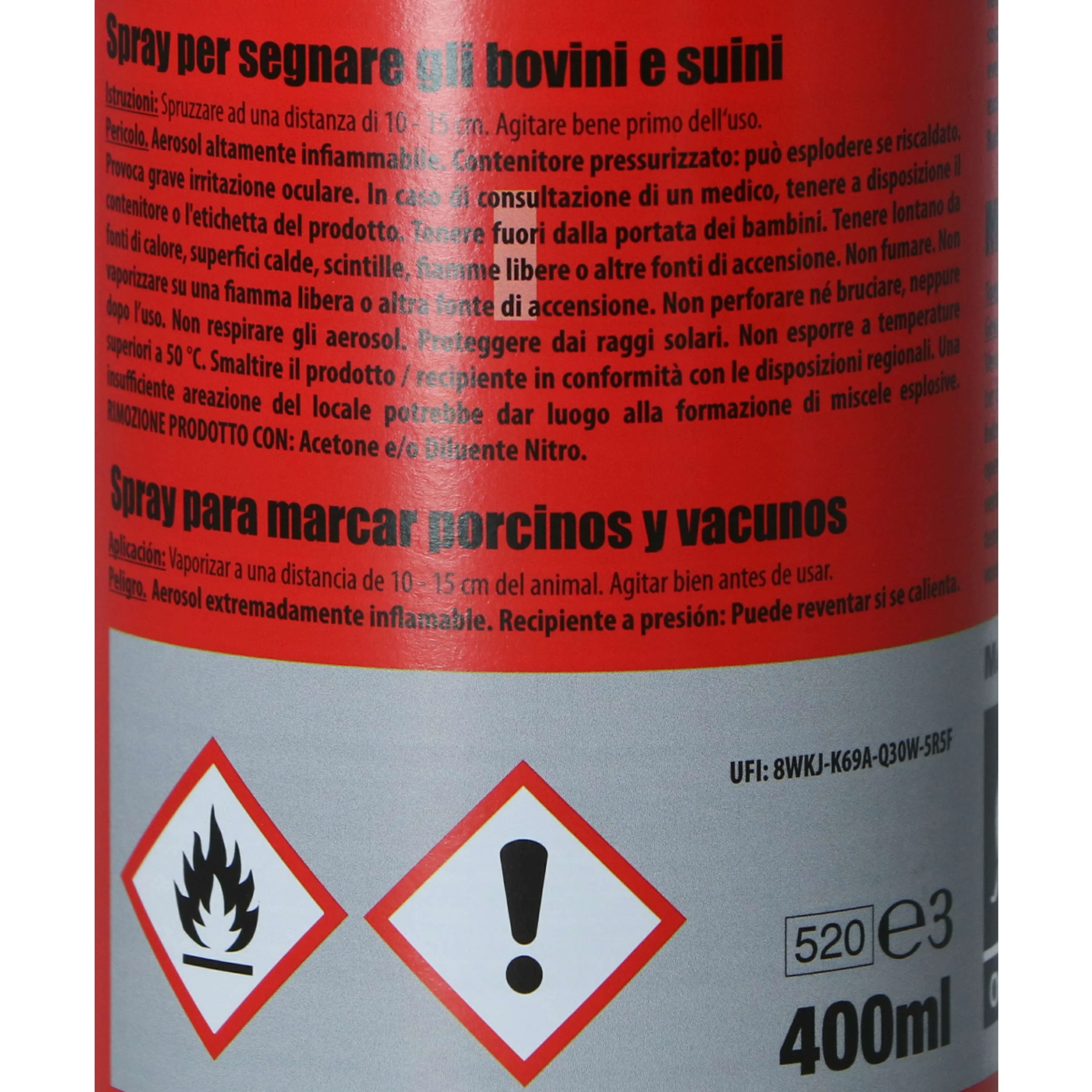Raidex Spray de marquage Rouge - Image 5