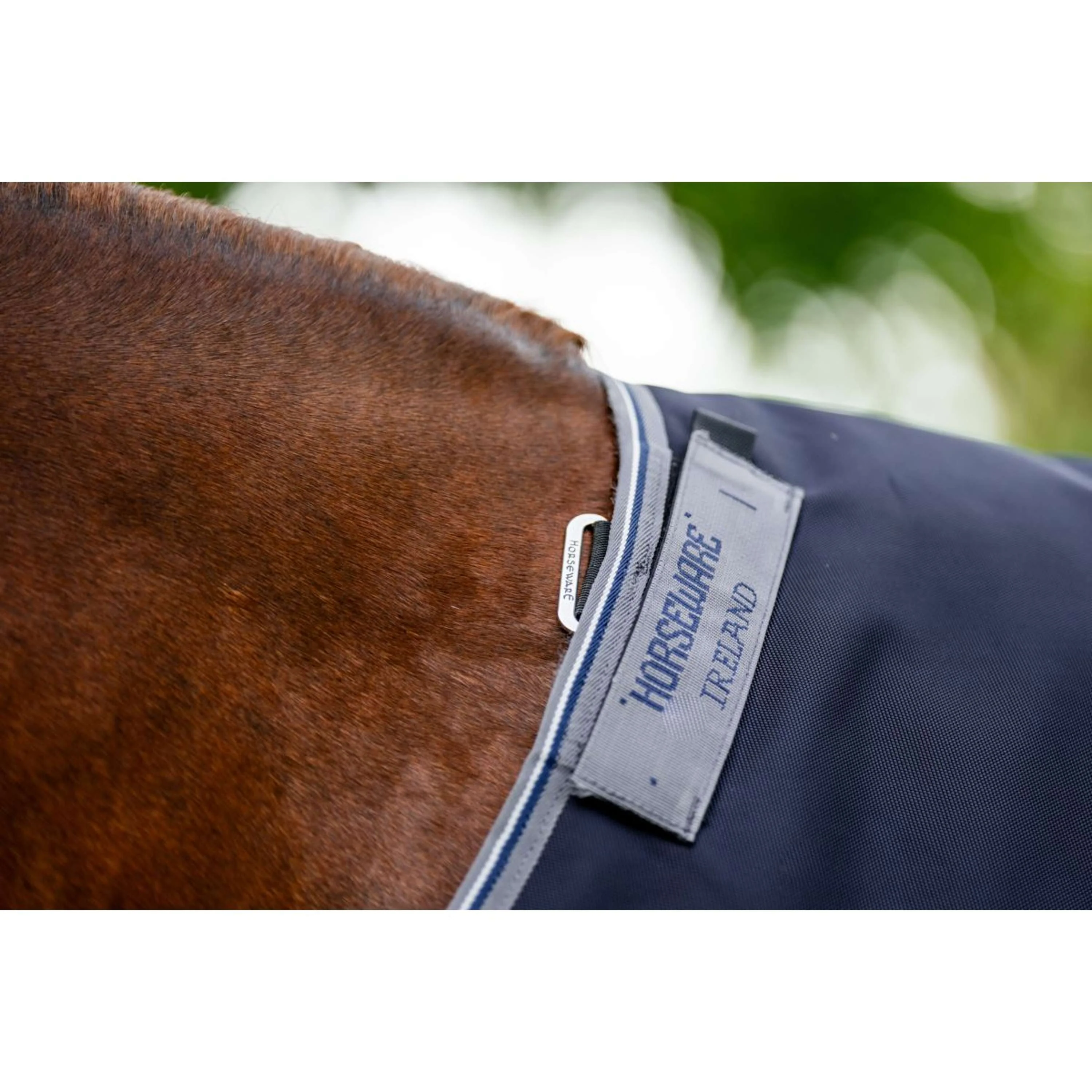 Rambo Chemise Turnout 1680D 100g Bleu marine/Gris orage/Argent - Image 2