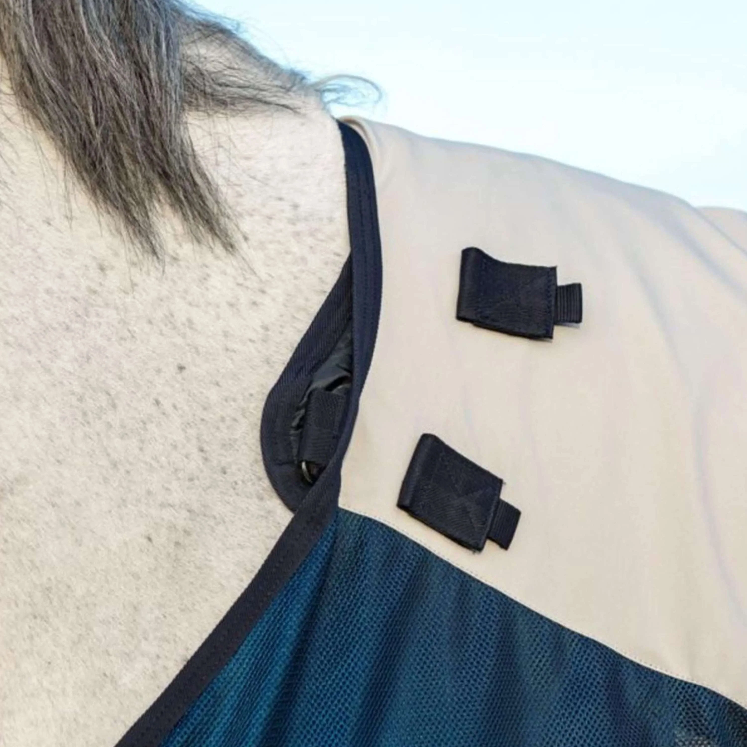 Rambo Chemise Turnout 0g Summer Series Marine/Gris - Image 6