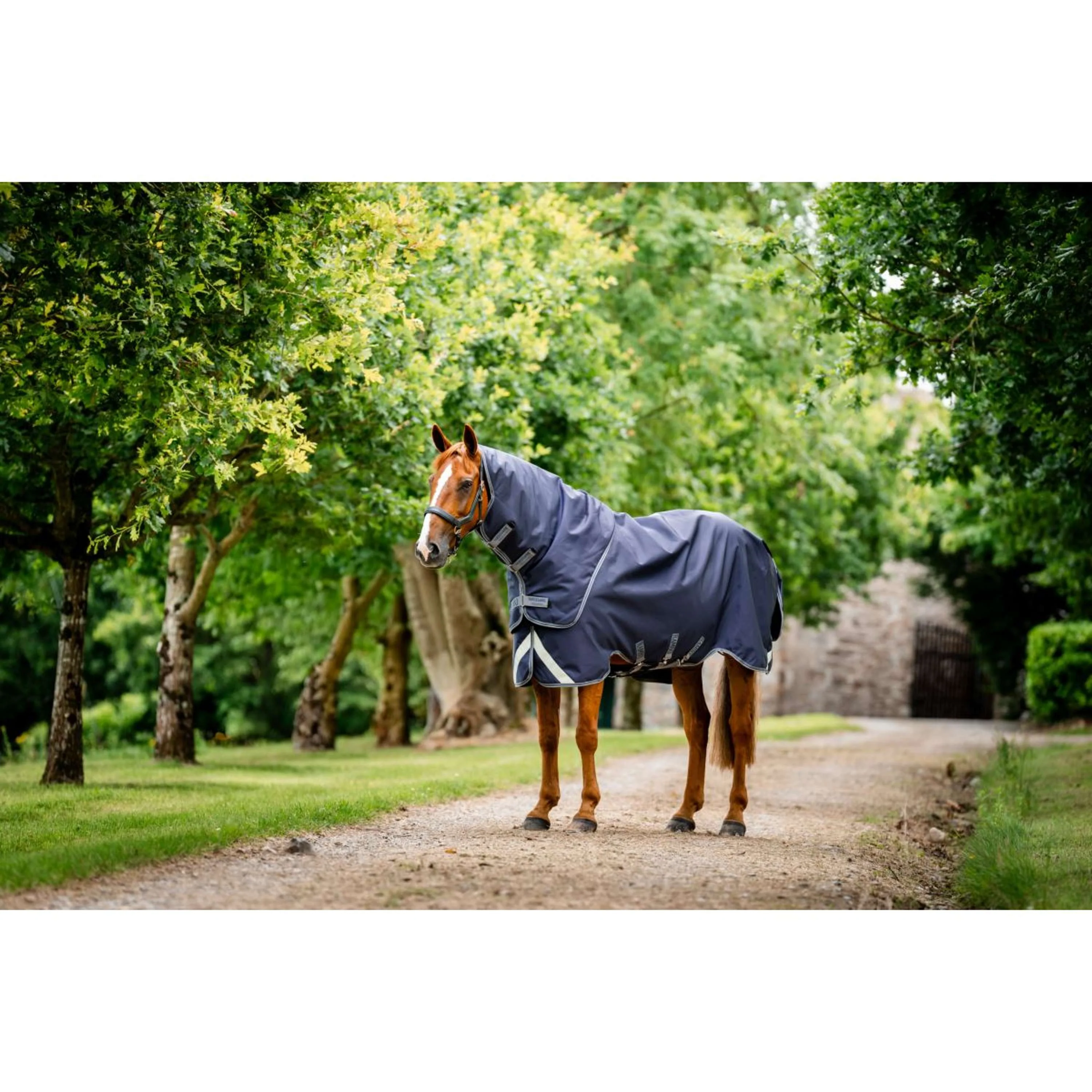 Rambo Chemise Turnout Duo Ripstop Plus Bundle 100g + 100g + 200g Navy/Thunderstorm Grey/Silver - Image 8